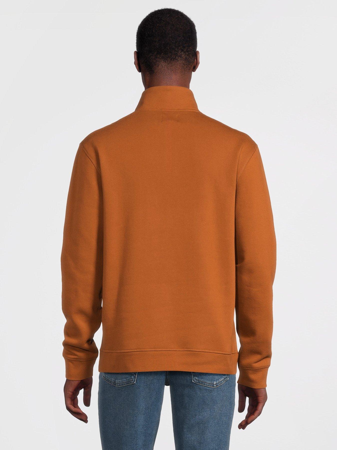 Dark orange sweatshirt best sale