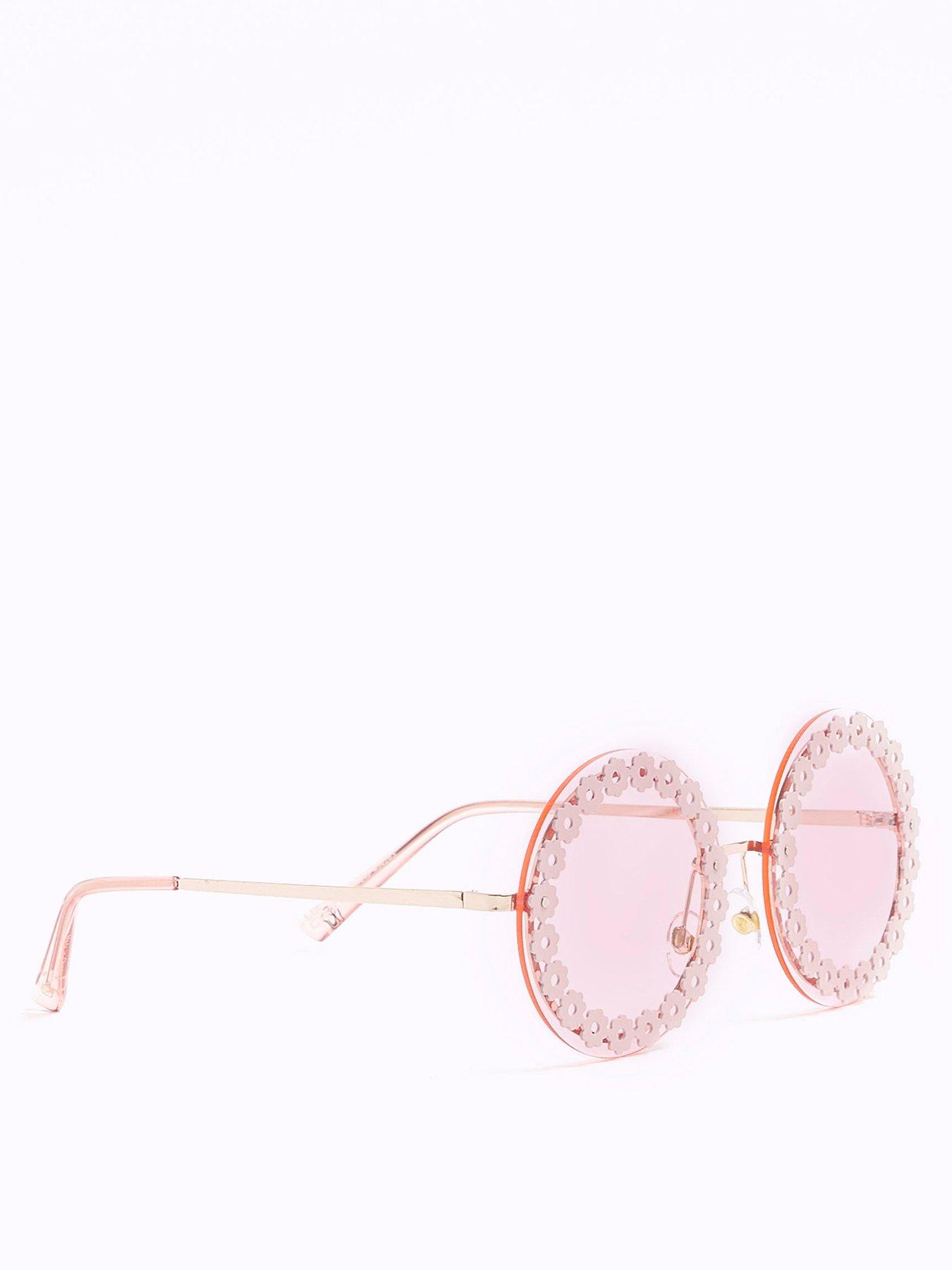 River island round sunglasses online
