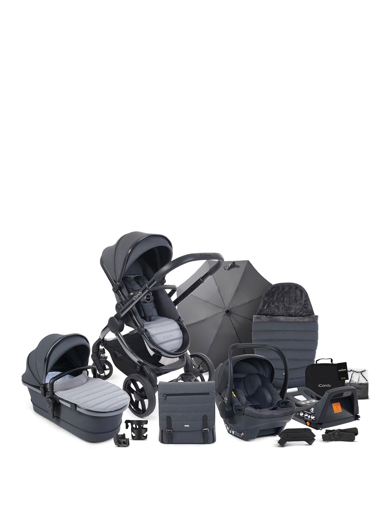 Icandy Peach7 Travel System Truffle Phantom/Grey