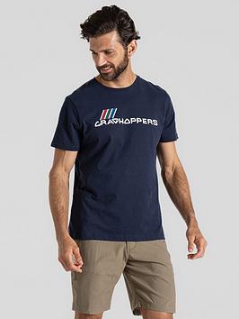 craghoppers men's lucent short sleeved tee - blue