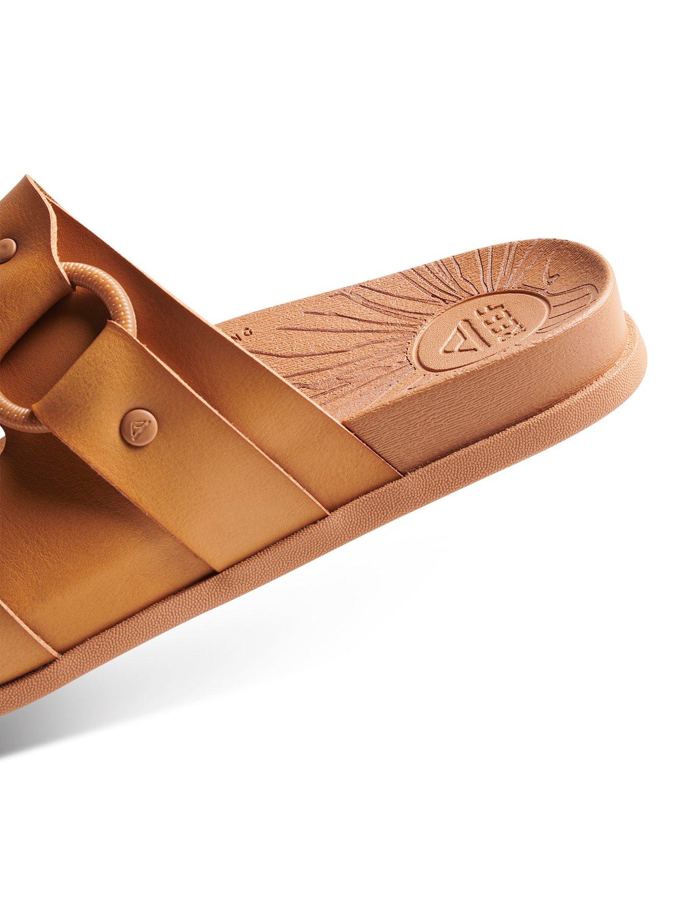 Cushion Vera Cruz Double Strap Sandals Natural