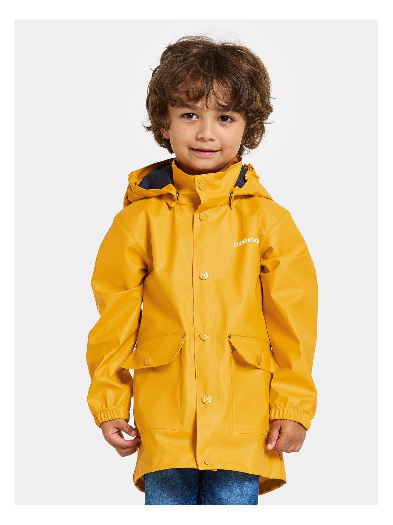 Didriksons Jojo Kids Jacket - Yellow | Very.co.uk