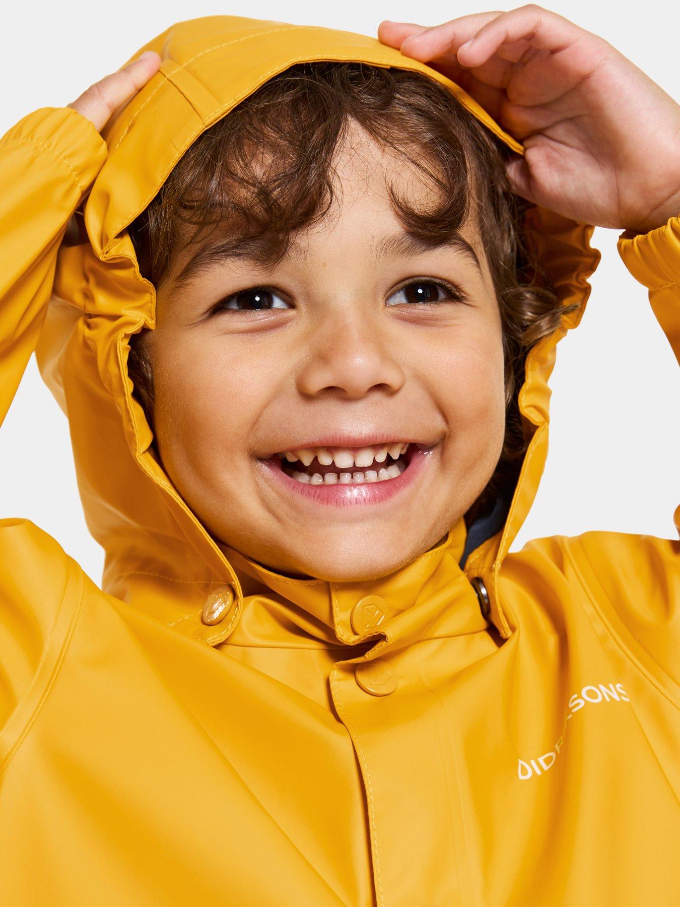 Didriksons Jojo Kids Jacket - Yellow | Very.co.uk