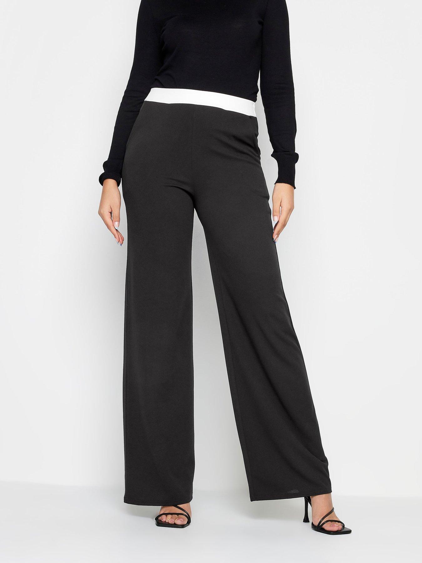 Long Tall Sally Black White Contrast Trouser Very
