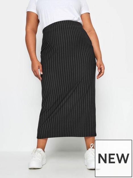 yours-yours-pinstripe-maxi-skirt