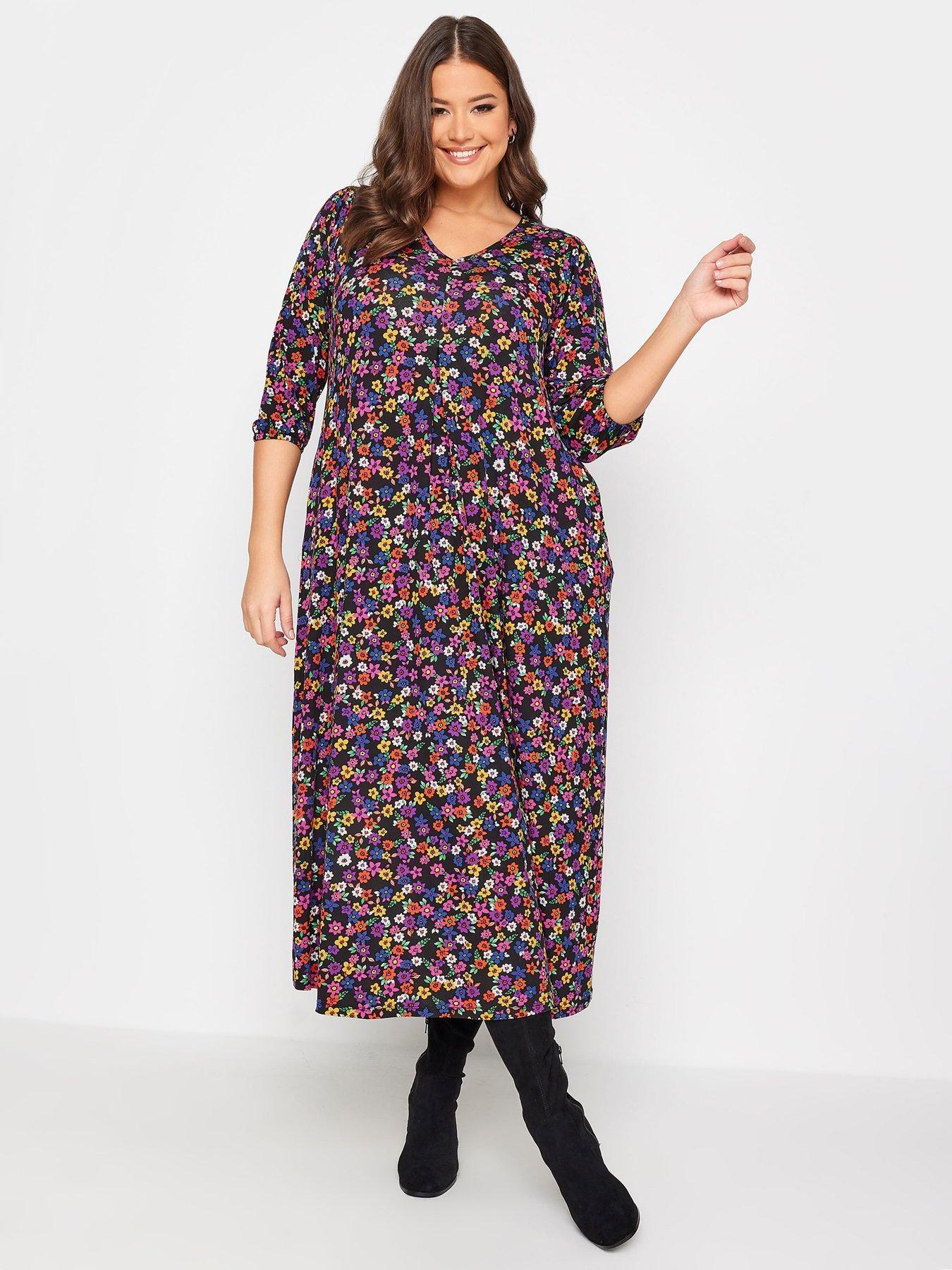 Ditsy floral cheap maxi dress