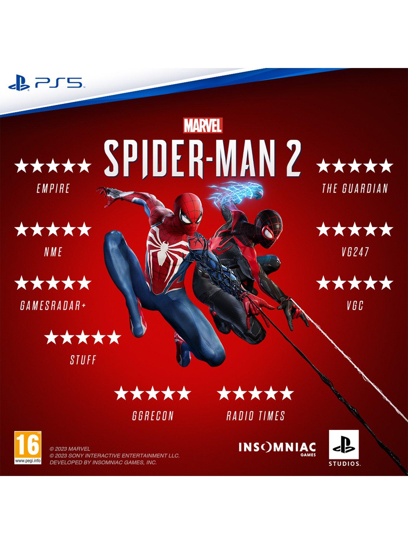 PlayStation 5 Disc Console (model group - slim) & Marvel's Spider-Man 2 ...