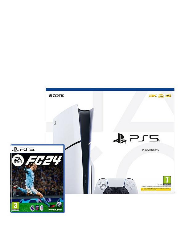 PlayStation 5 Disc Console (model group - slim) & EA SPORTS™ FC 24