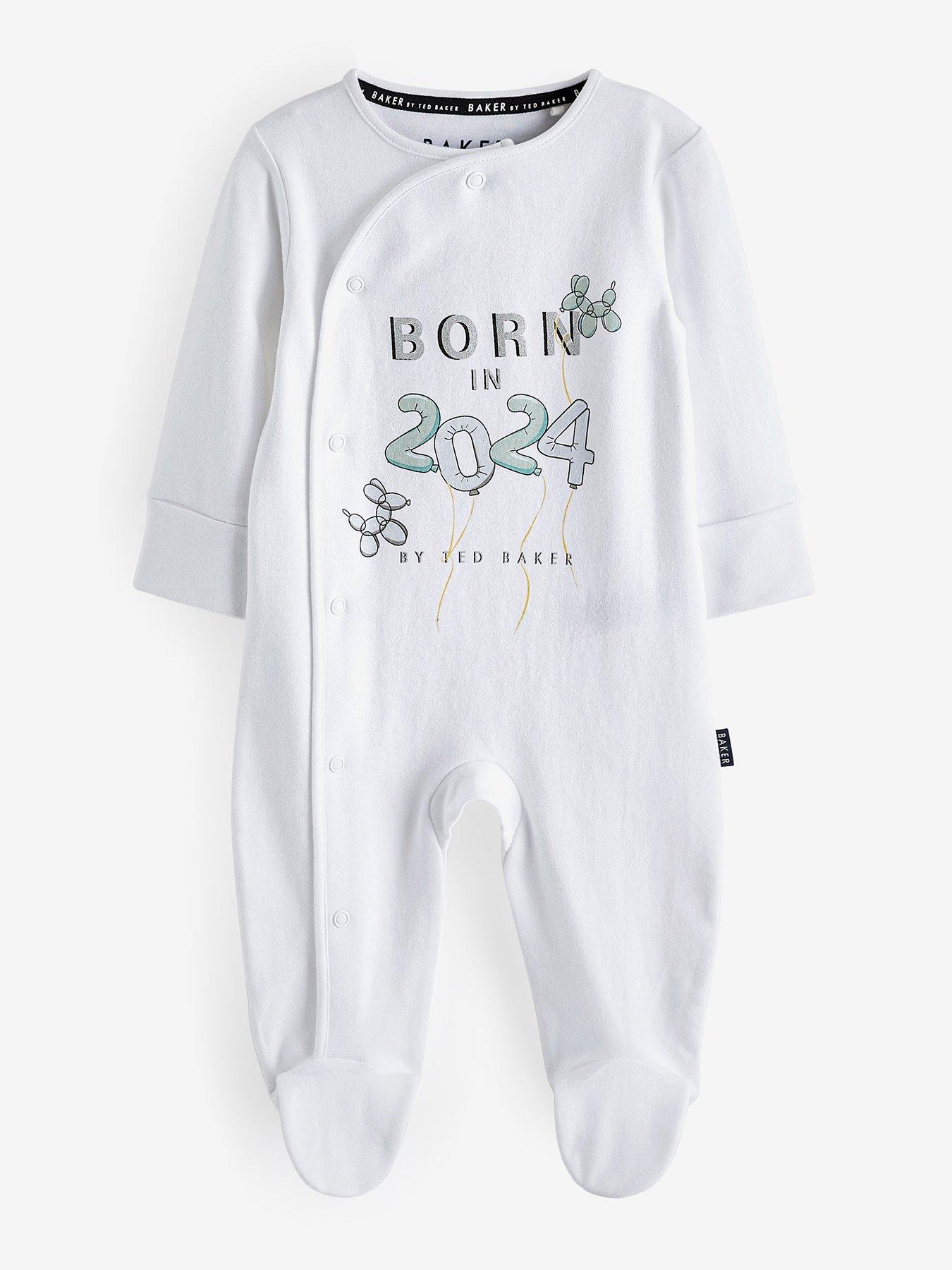 Ted Baker Baker By Ted Baker Baby Boys Born In 2024 Sleepsuit very.co.uk