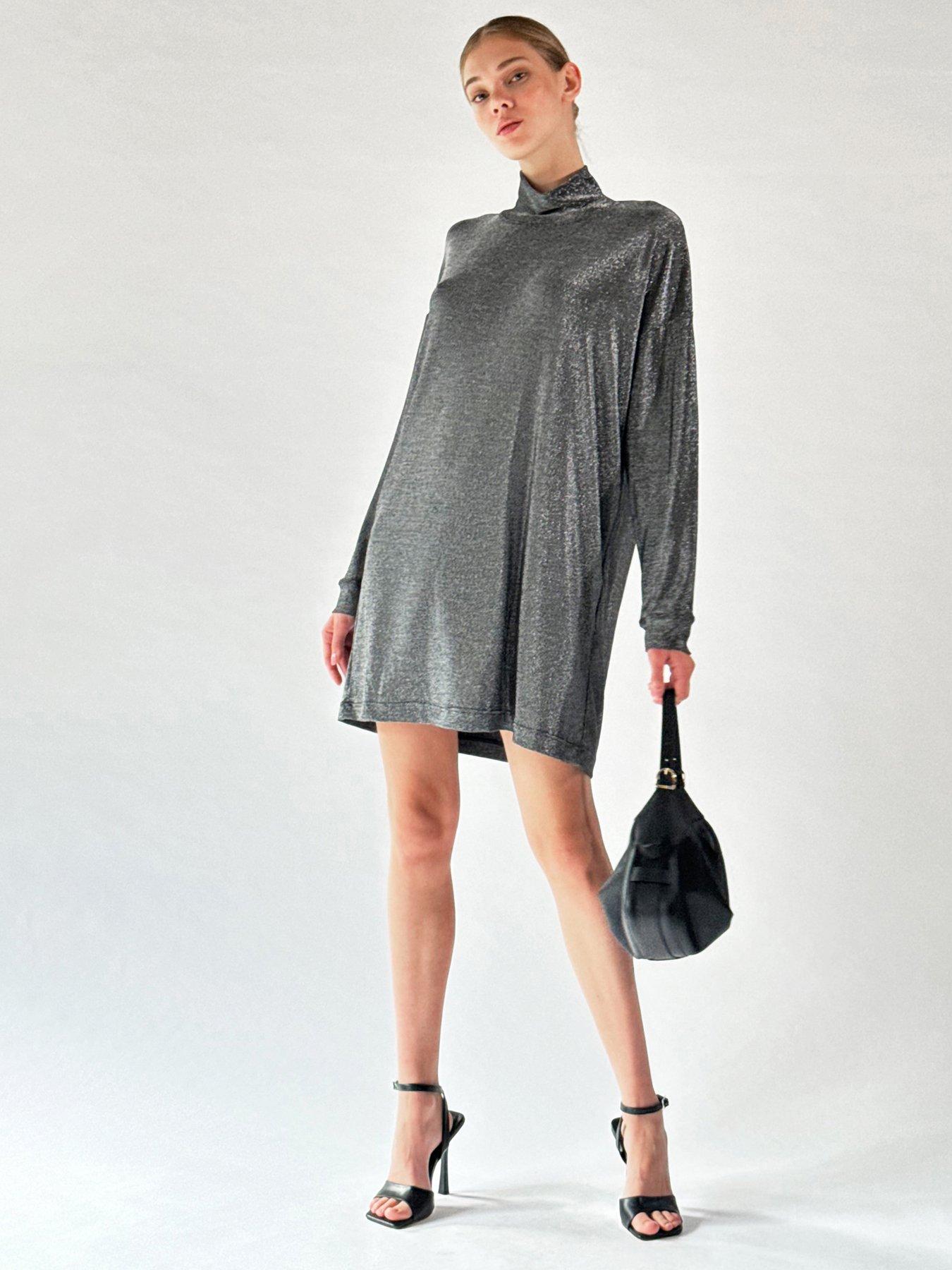 Grey tunic dress uk hotsell