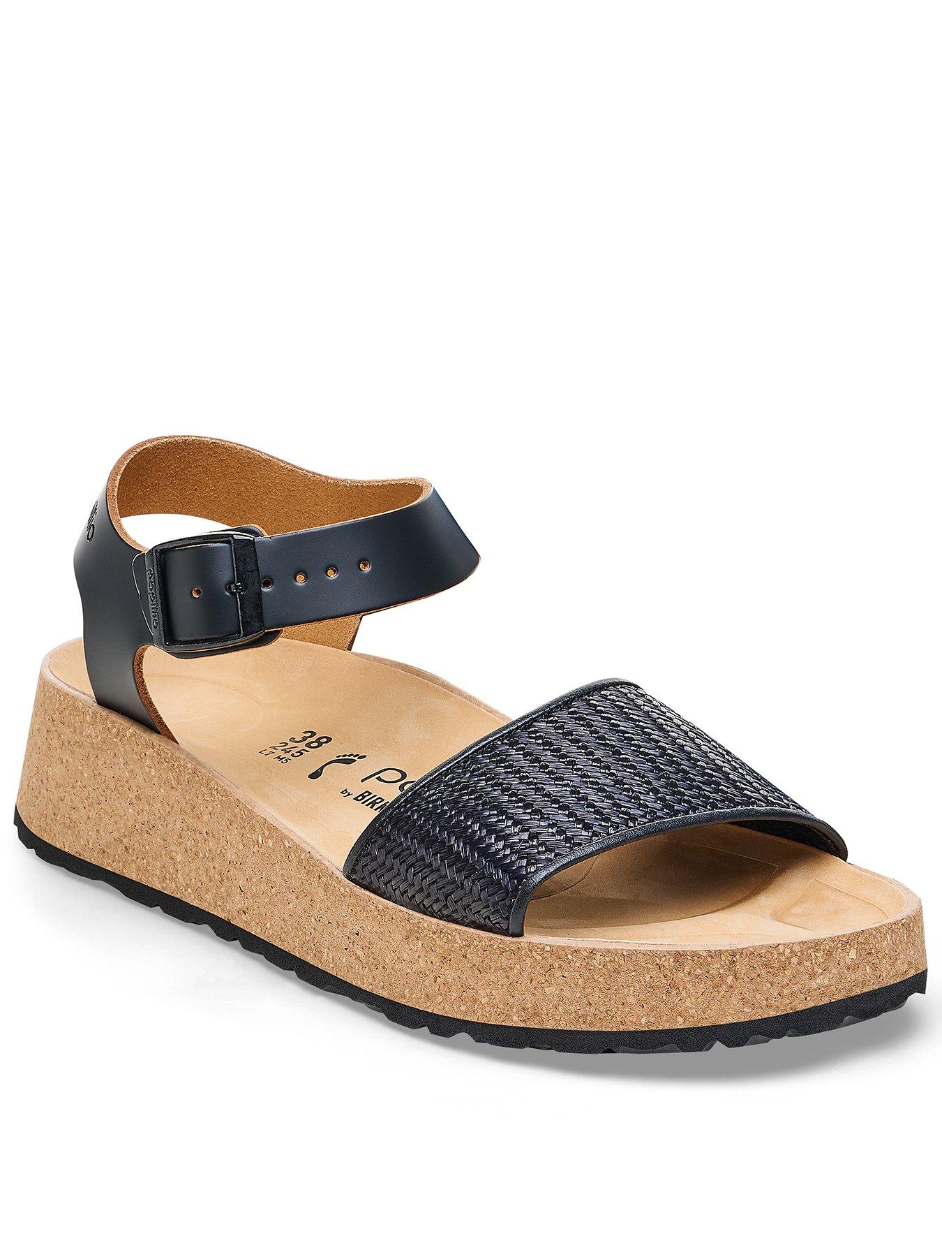 Birkenstock Papillio Glenda Raffia Mix Black Very