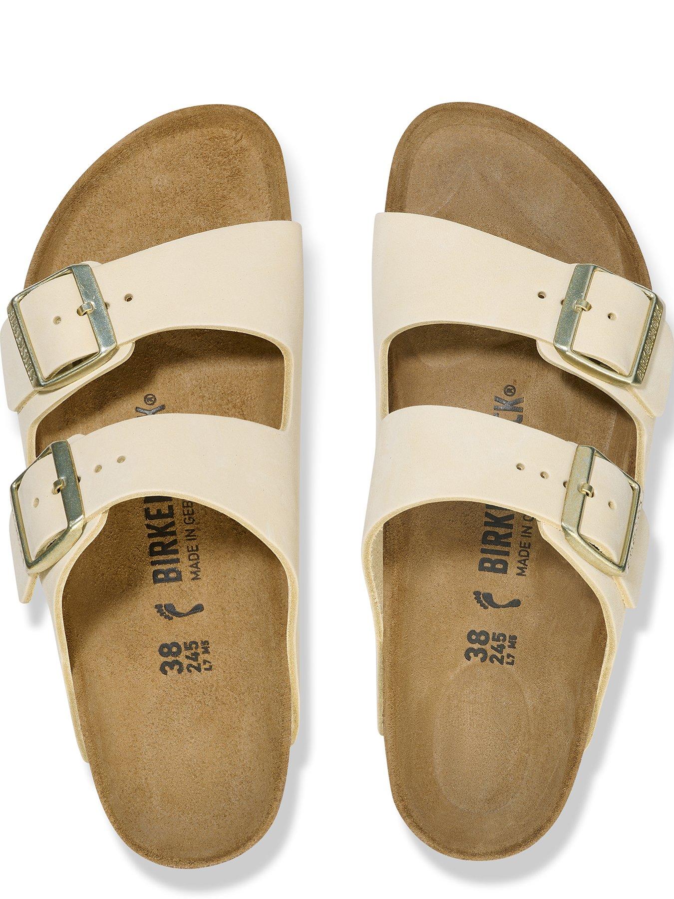 Birkenstock Arizona LENB Ecru | Very.co.uk