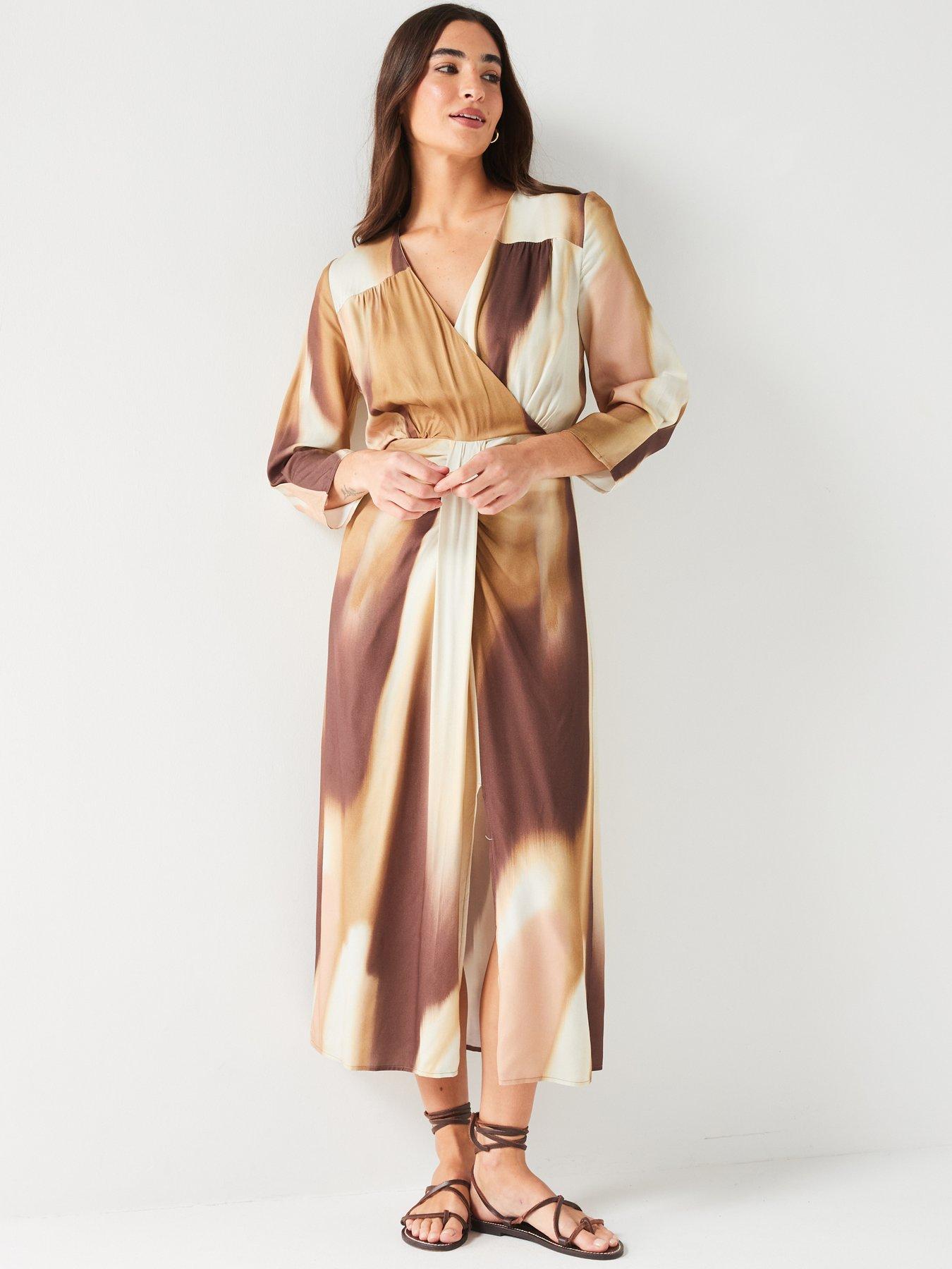 undefined Ombre Print Dress