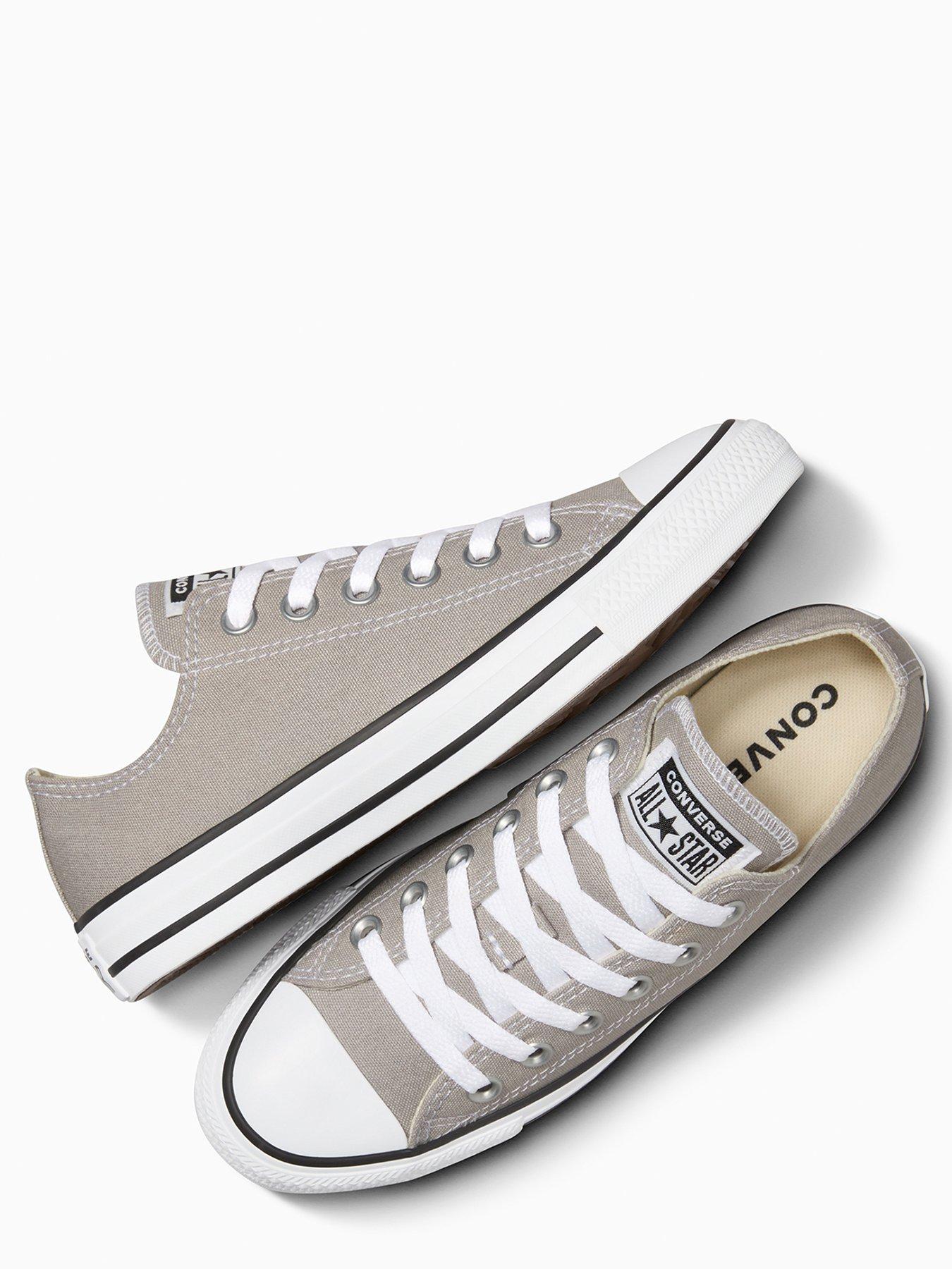 Mens Ox Trainers Light Grey