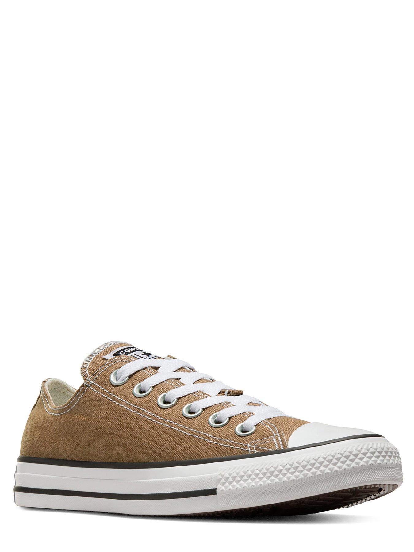 Mens Ox Trainers Light Brown