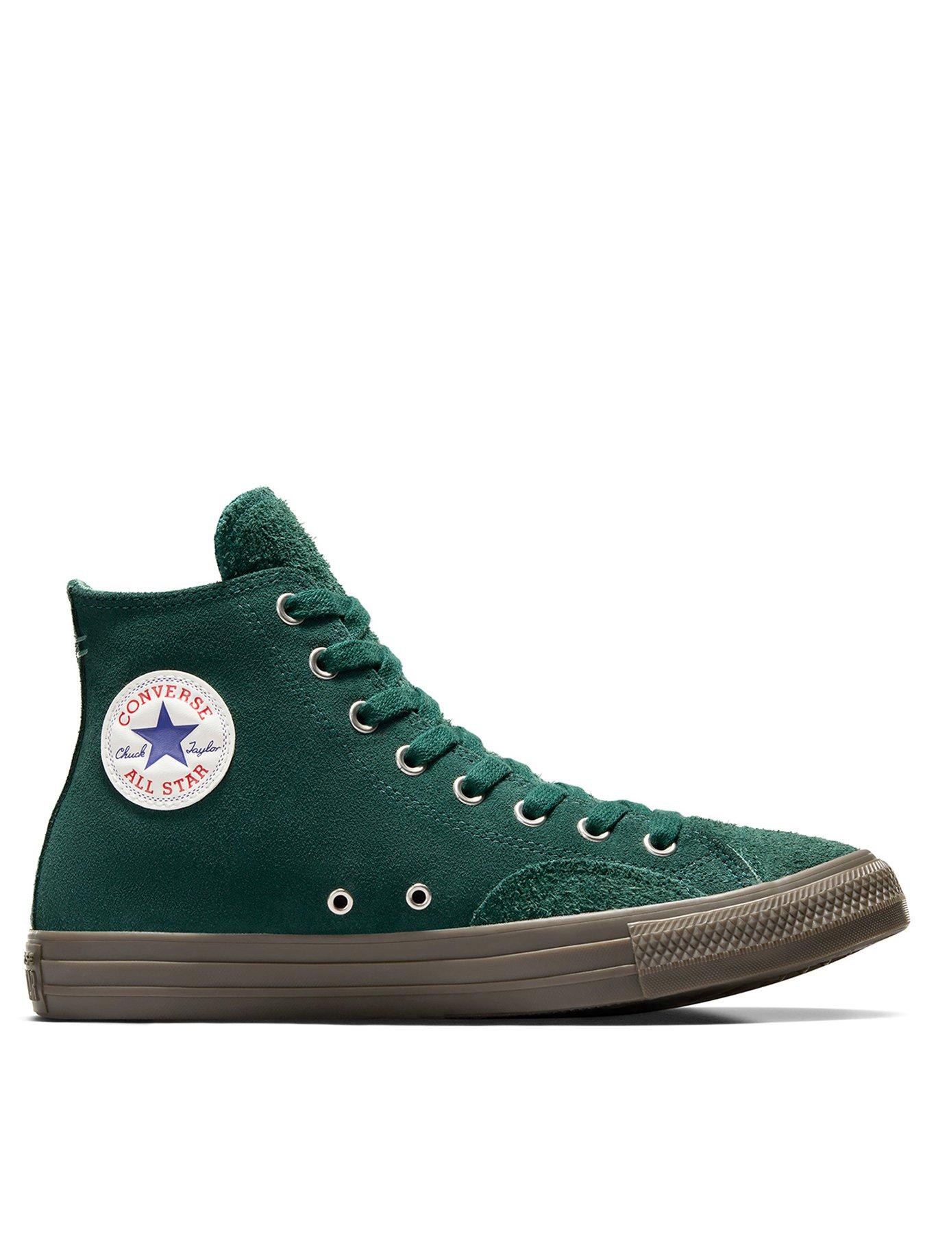 Dark green converse discount high tops uk