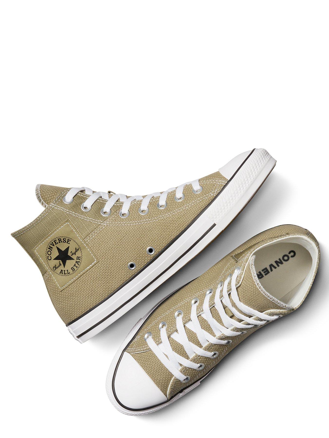 Camp Daze High Tops Trainers Khaki
