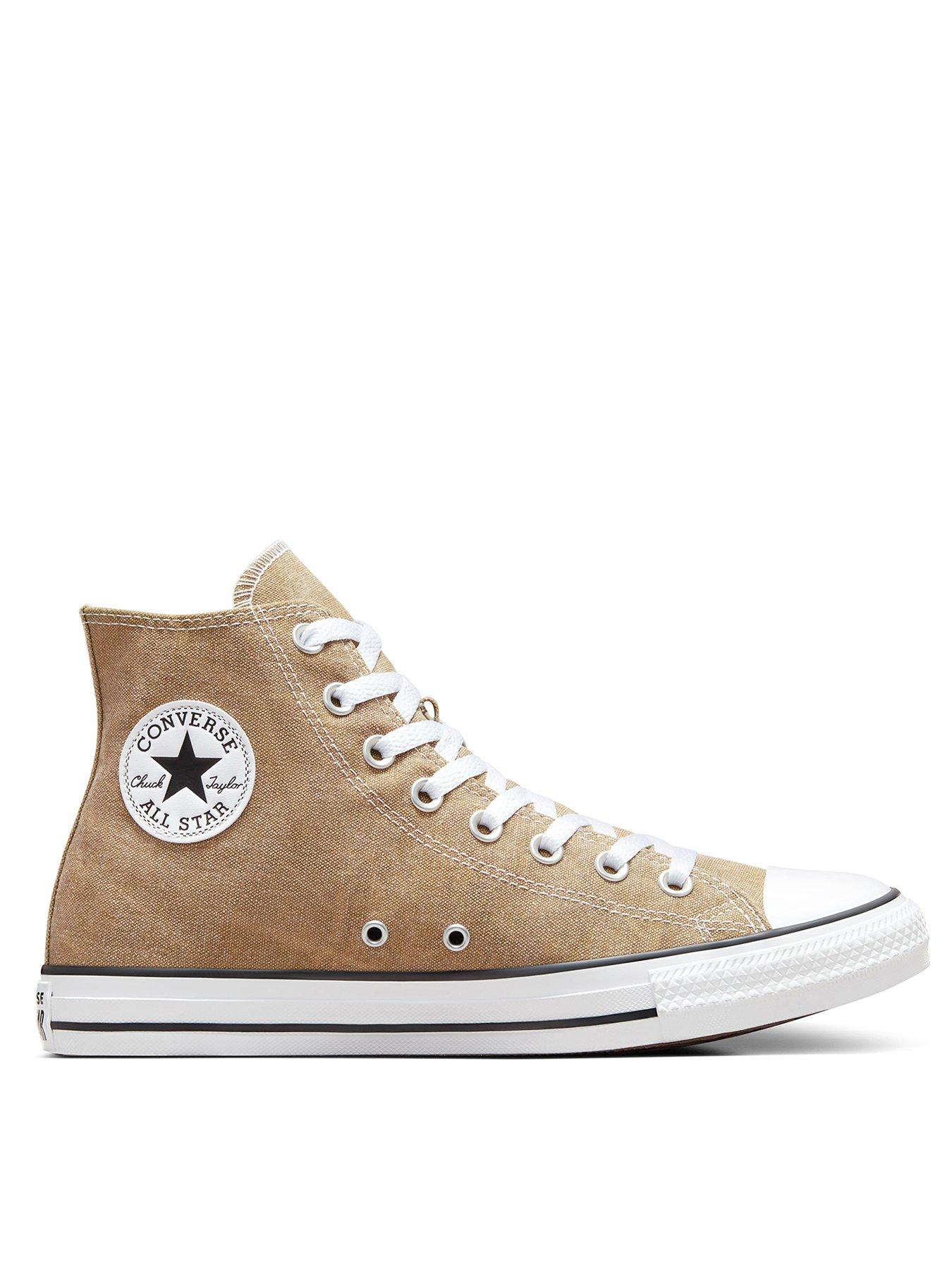 Converse Unisex Camp Daze High Tops Trainers - Brown, Brown, Size 7, Men