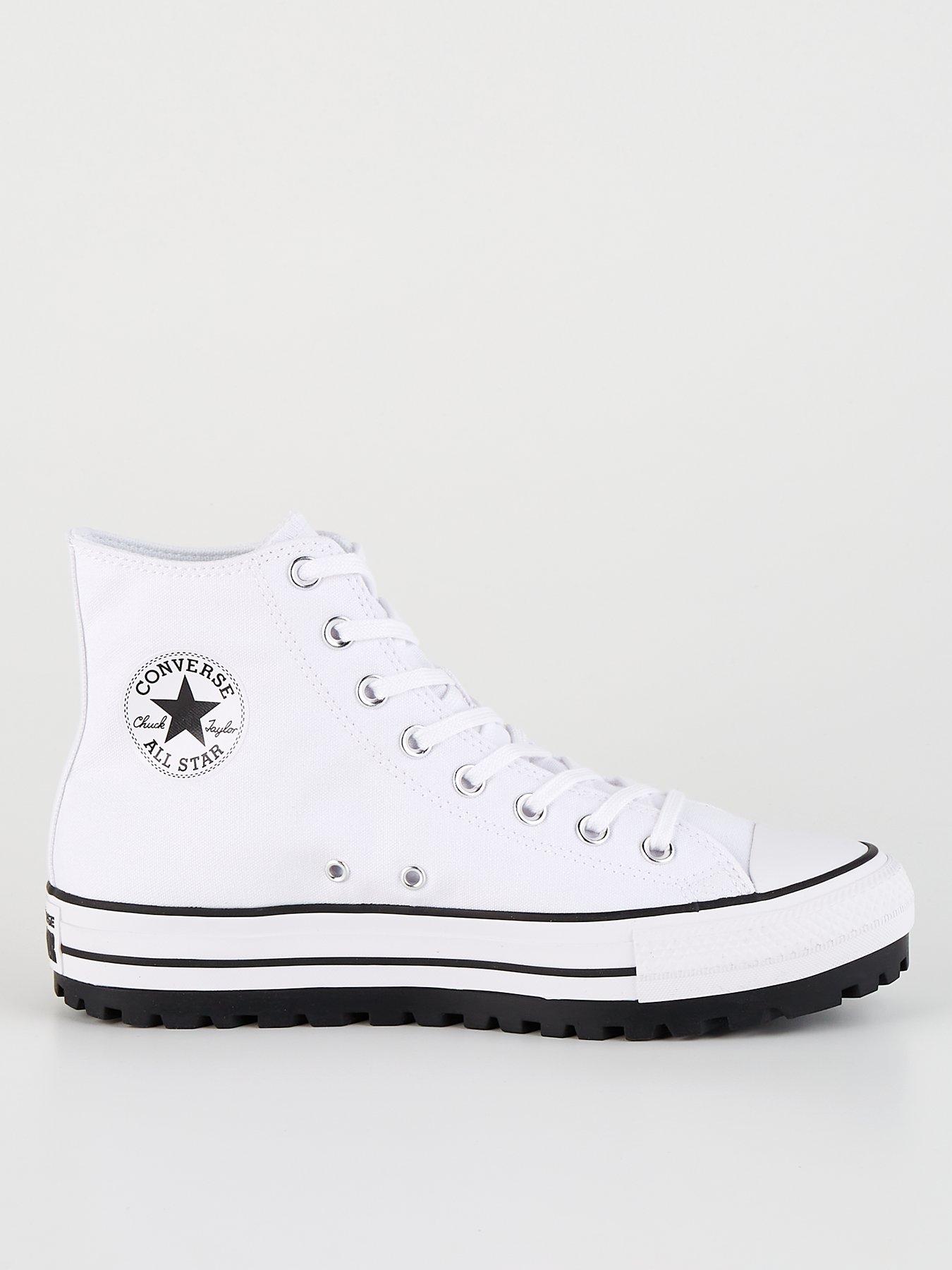 Mens white high top trainers hotsell