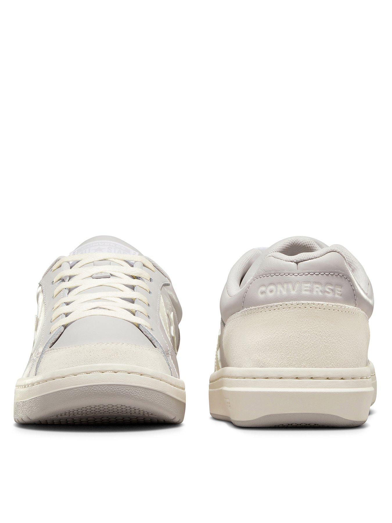 Converse Mens Pro Blaze Classic Court Worn Ox Trainers - Beige | Very.co.uk