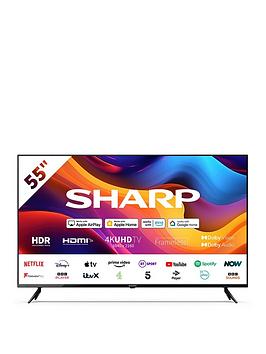 Sharp 55Fj2K, 55 Inch, 4K Uhd, Roku Smart Tv