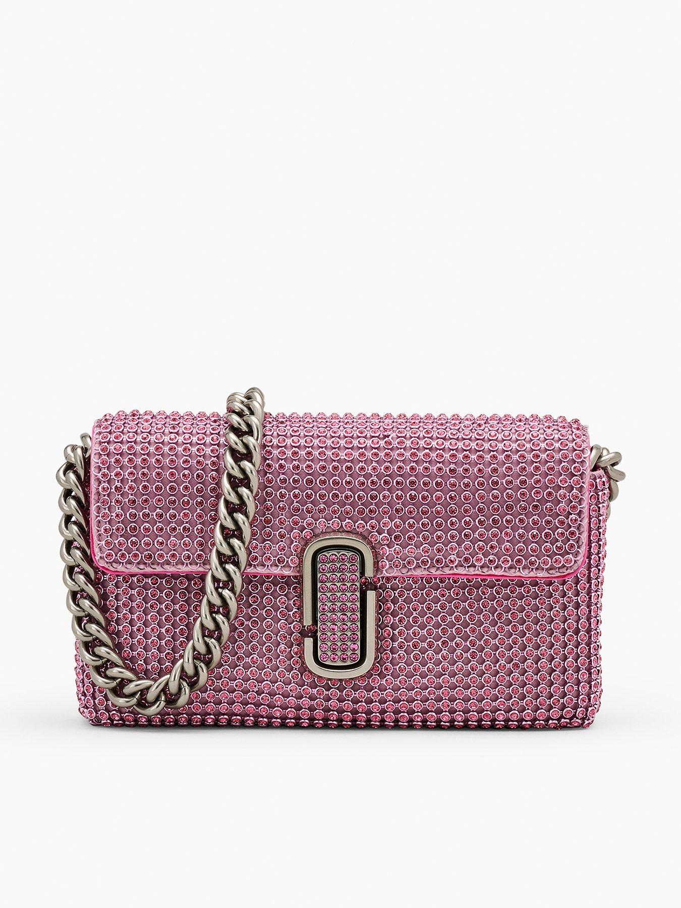 undefined The Rhinestone J Marc Mini Shoulder Bag - Petal Pink
