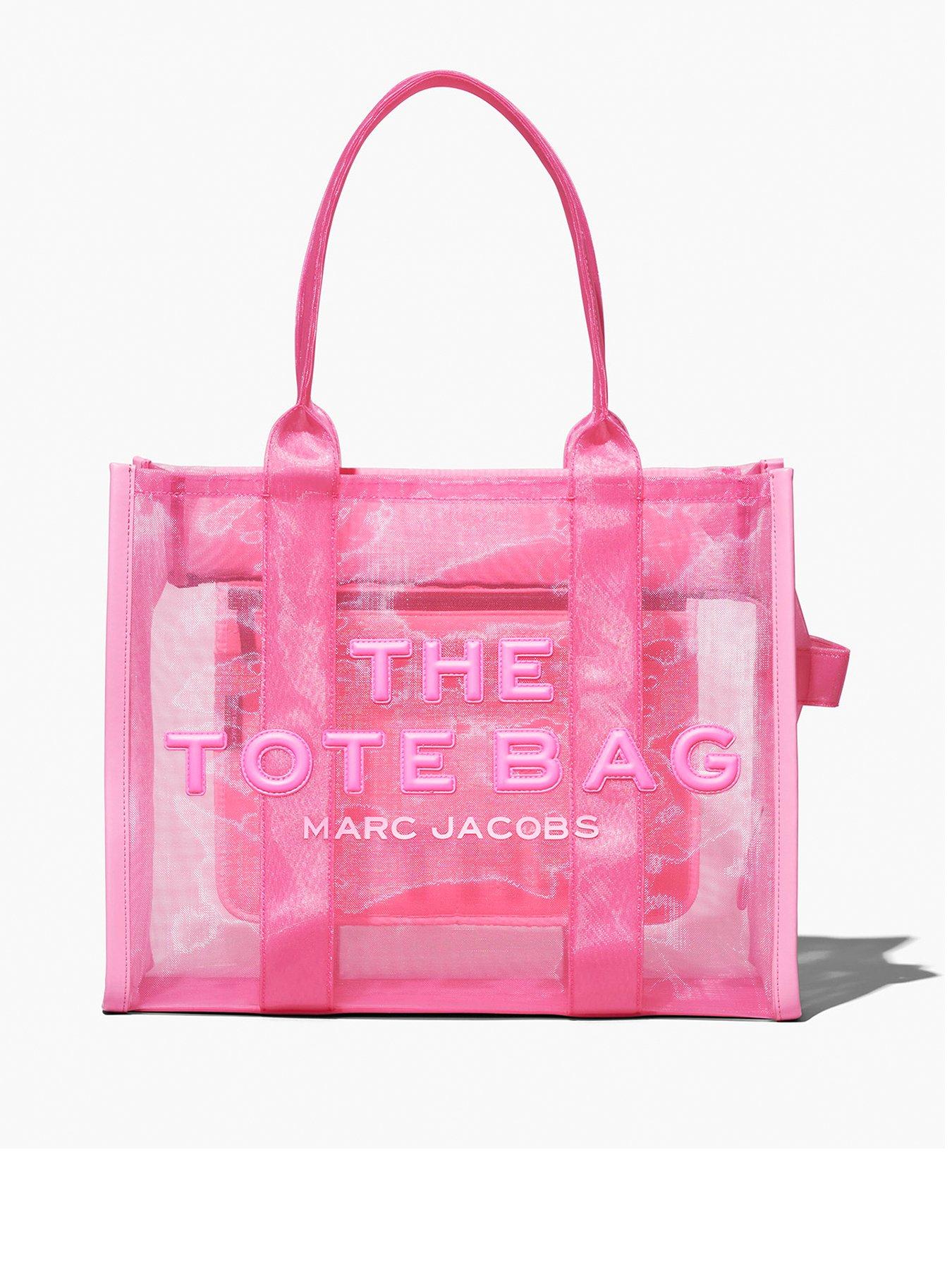 Pink large tote bag hotsell