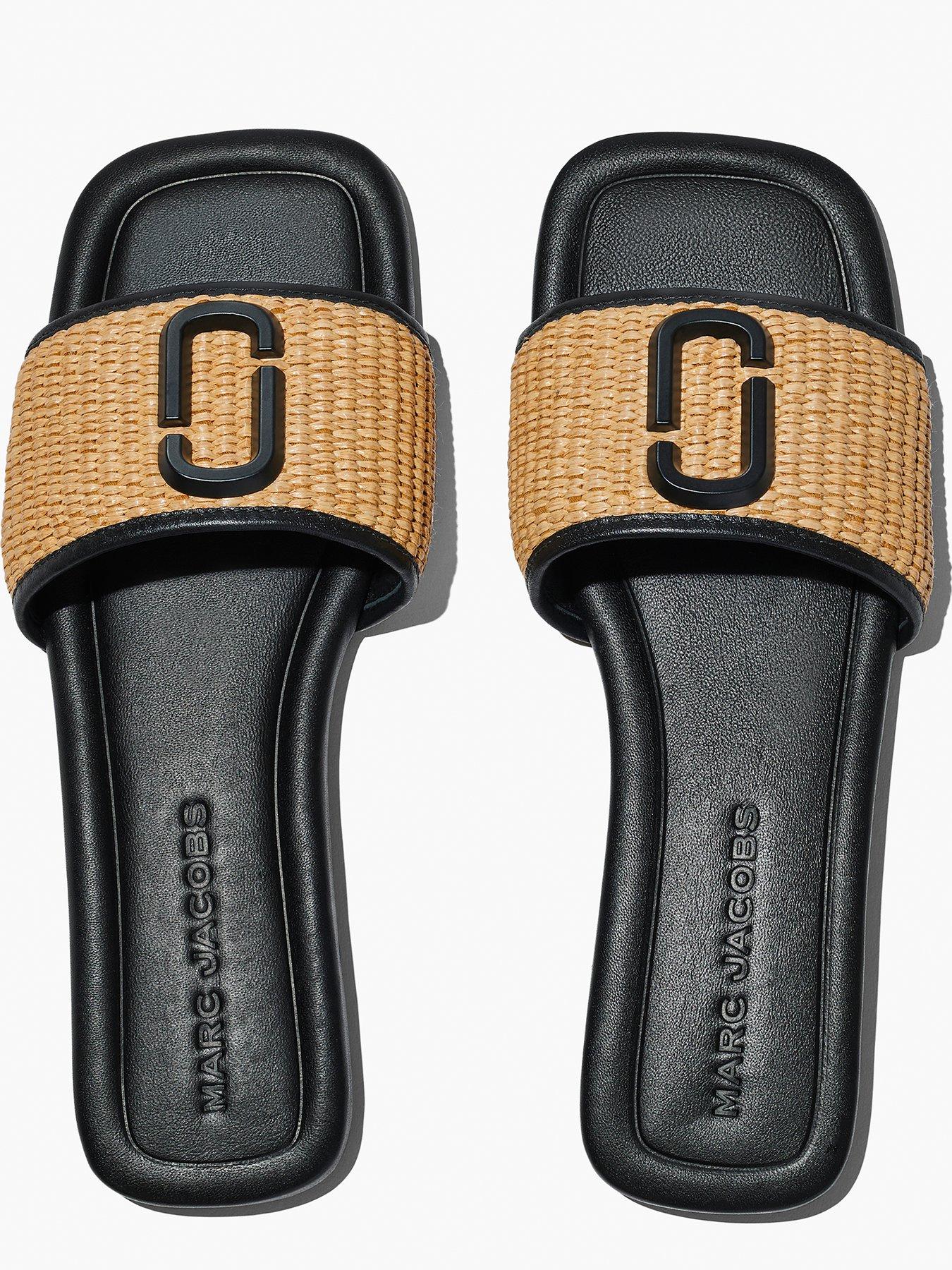 Image 4 of 4 of MARC JACOBS The J Marc Woven Sandals - Natural
