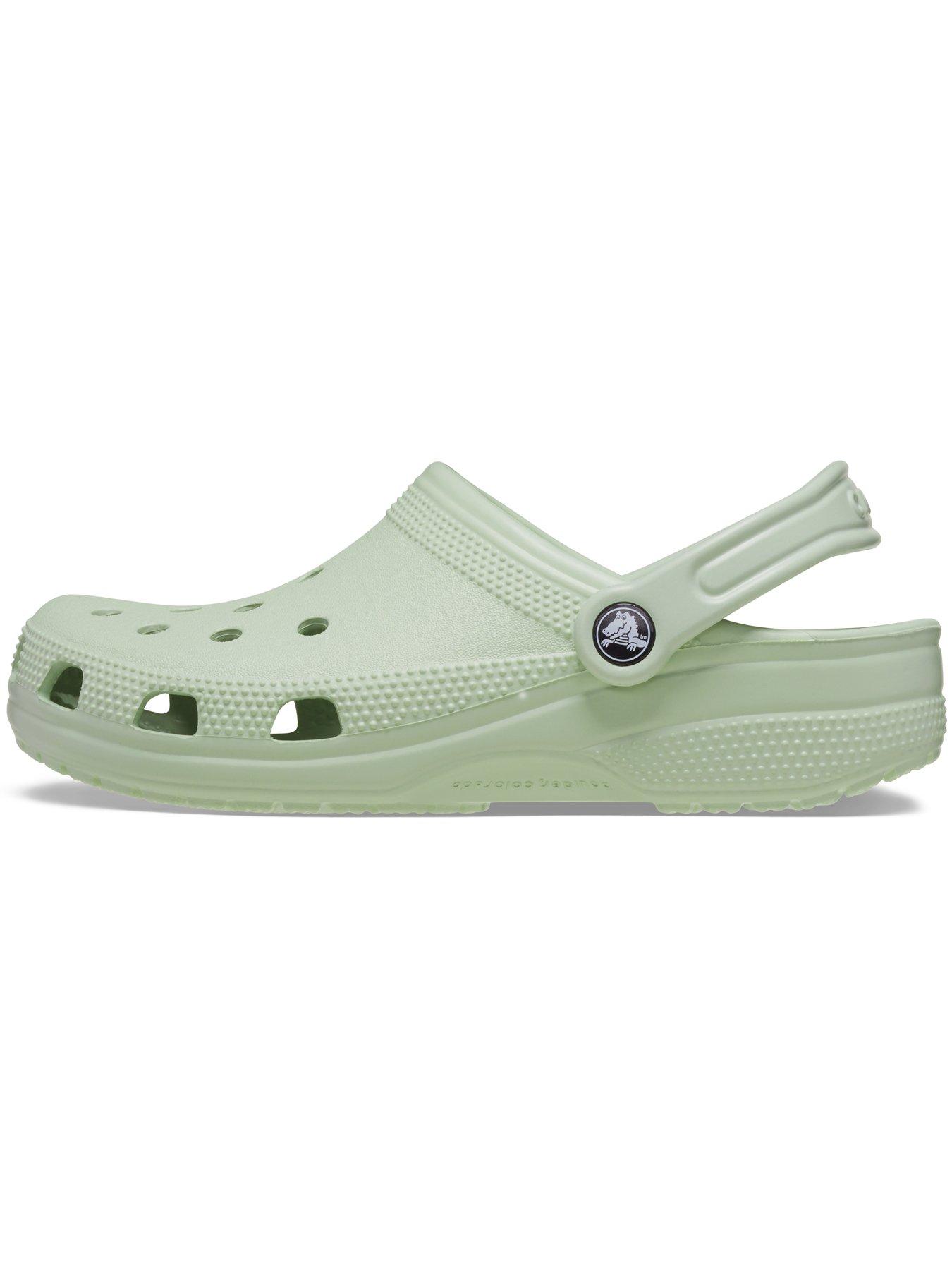 Crocs Men s Classic Clog Sandal Plaster Green Very