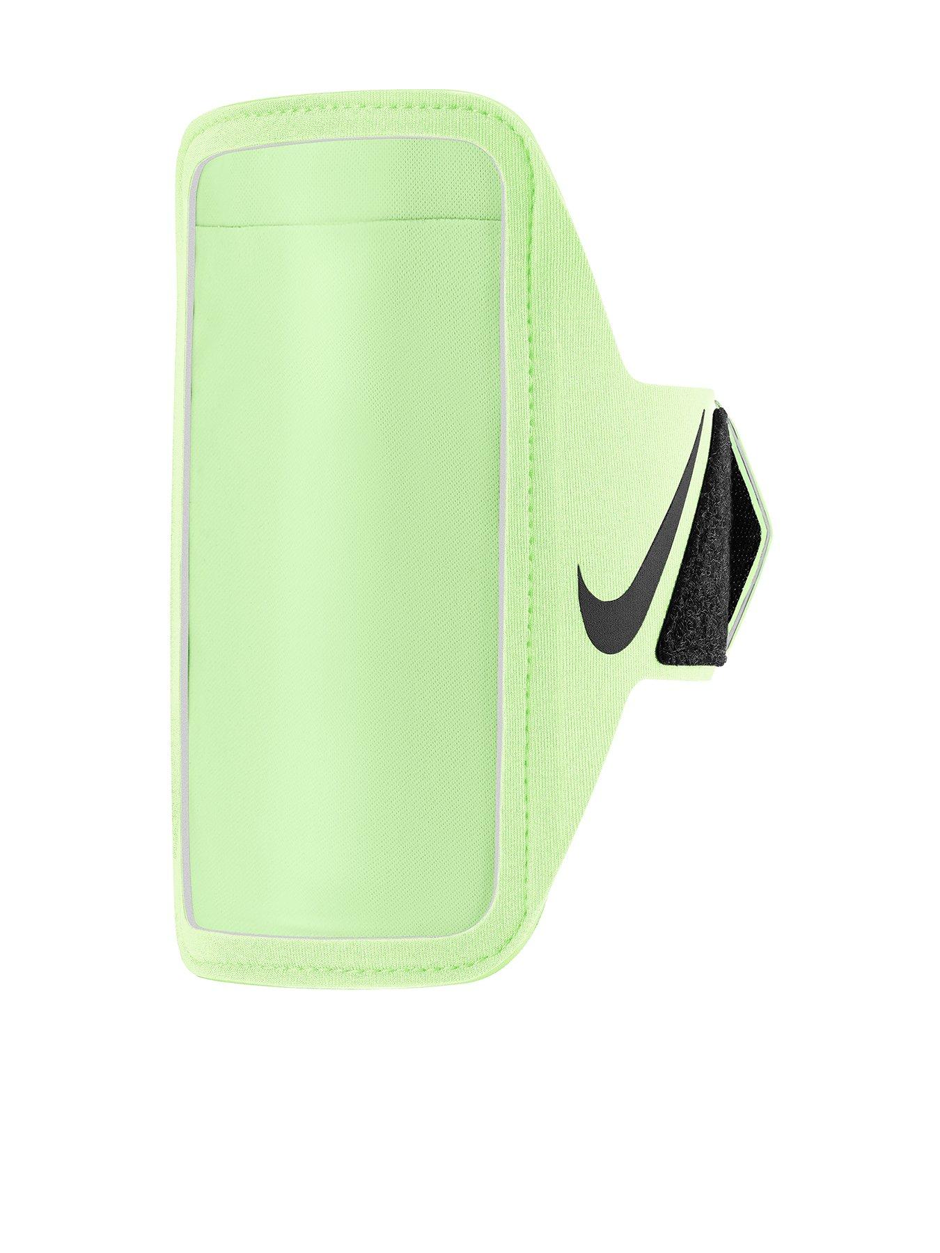 undefined Running Lean Arm Band Plus-Green/Silver