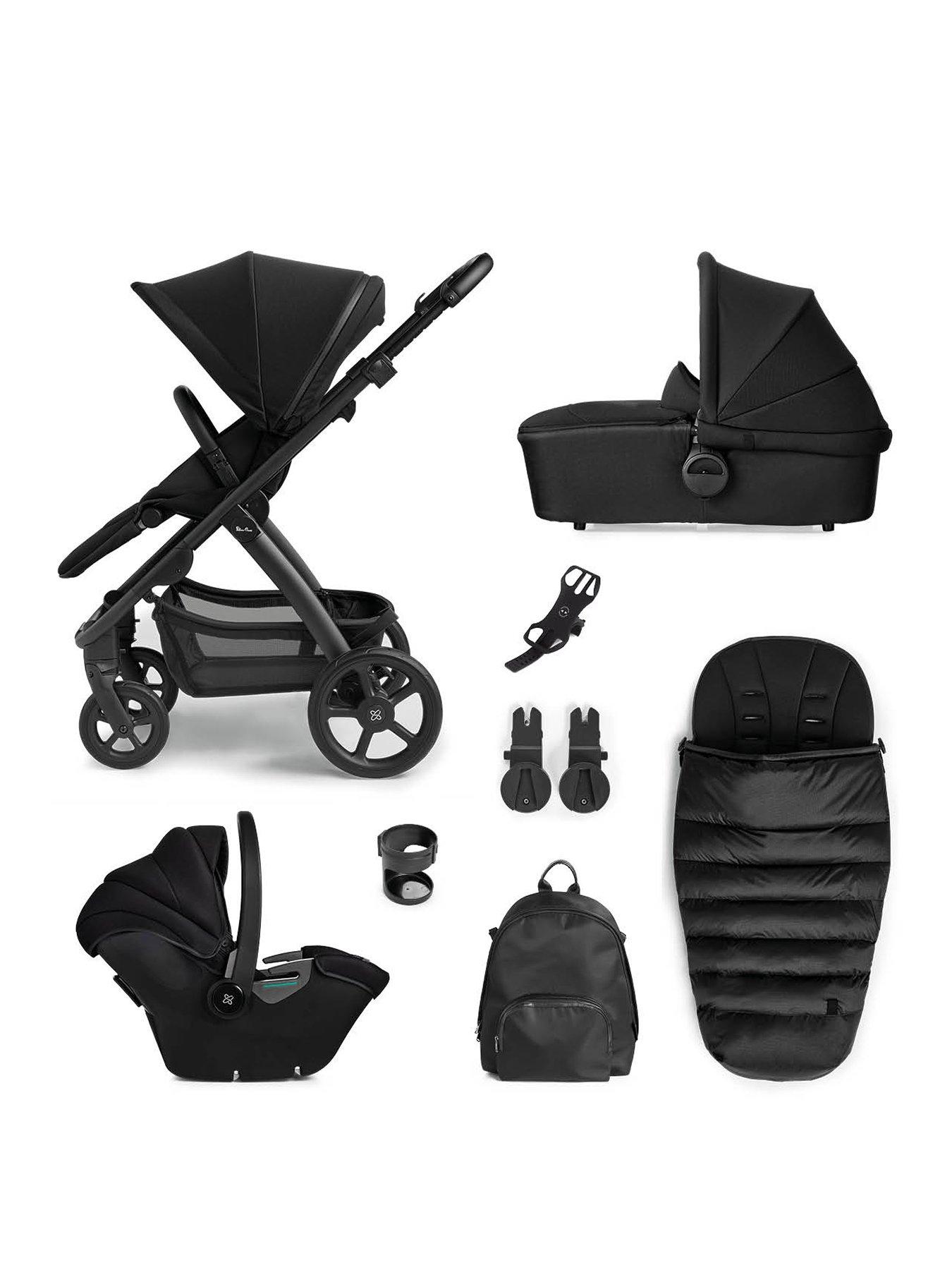 Silver Cross Tide Pram and Pushchair with Accessory Pack and Dream Car Seat Very