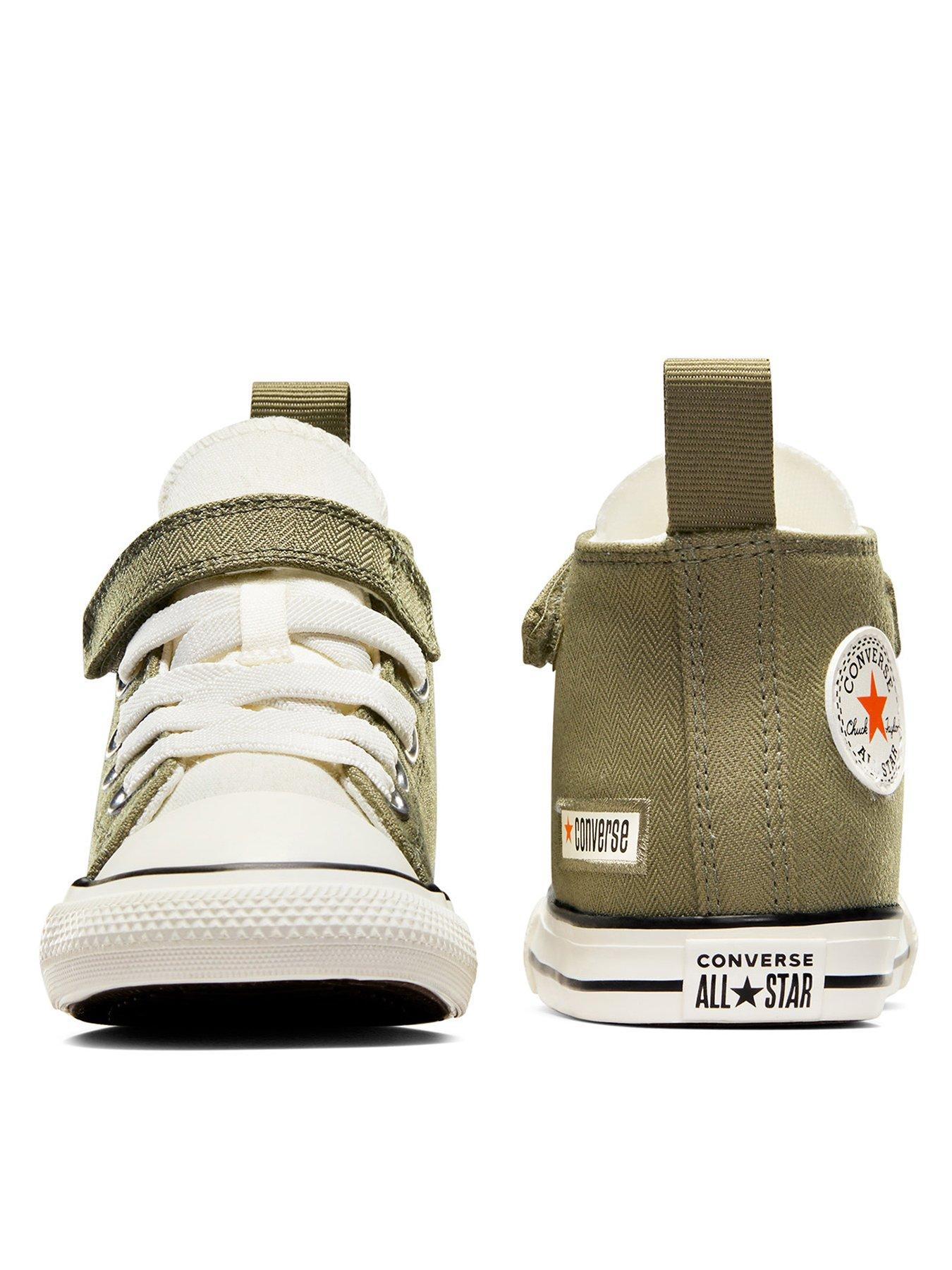 Infant sales khaki converse