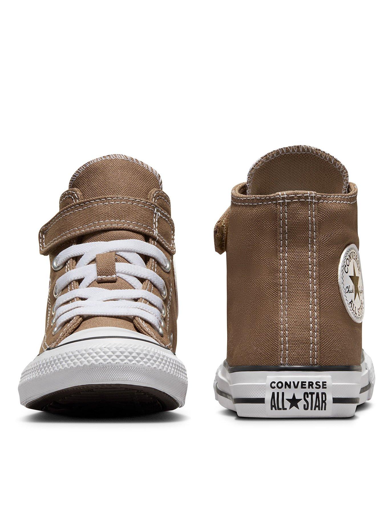 Boys brown converse sale
