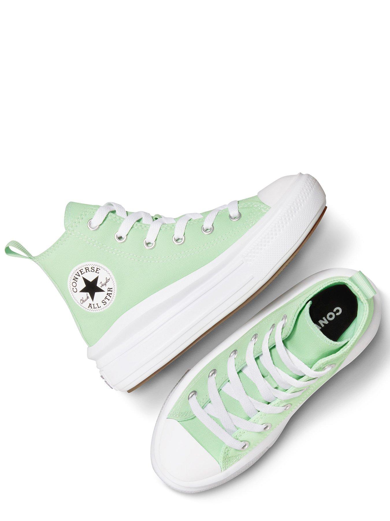 Mint green high top converse clearance