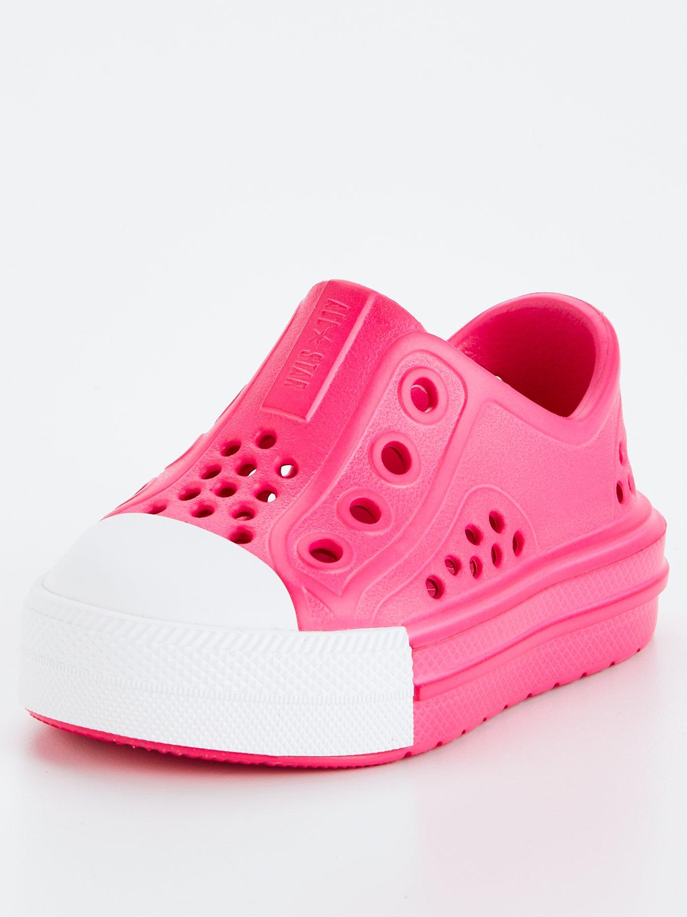 Pink infant converse best sale
