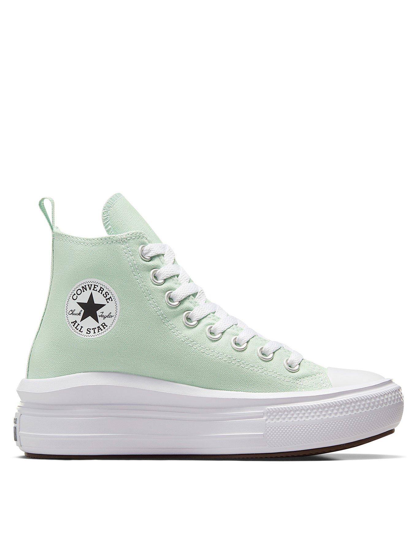 Green converse high outlet tops youth