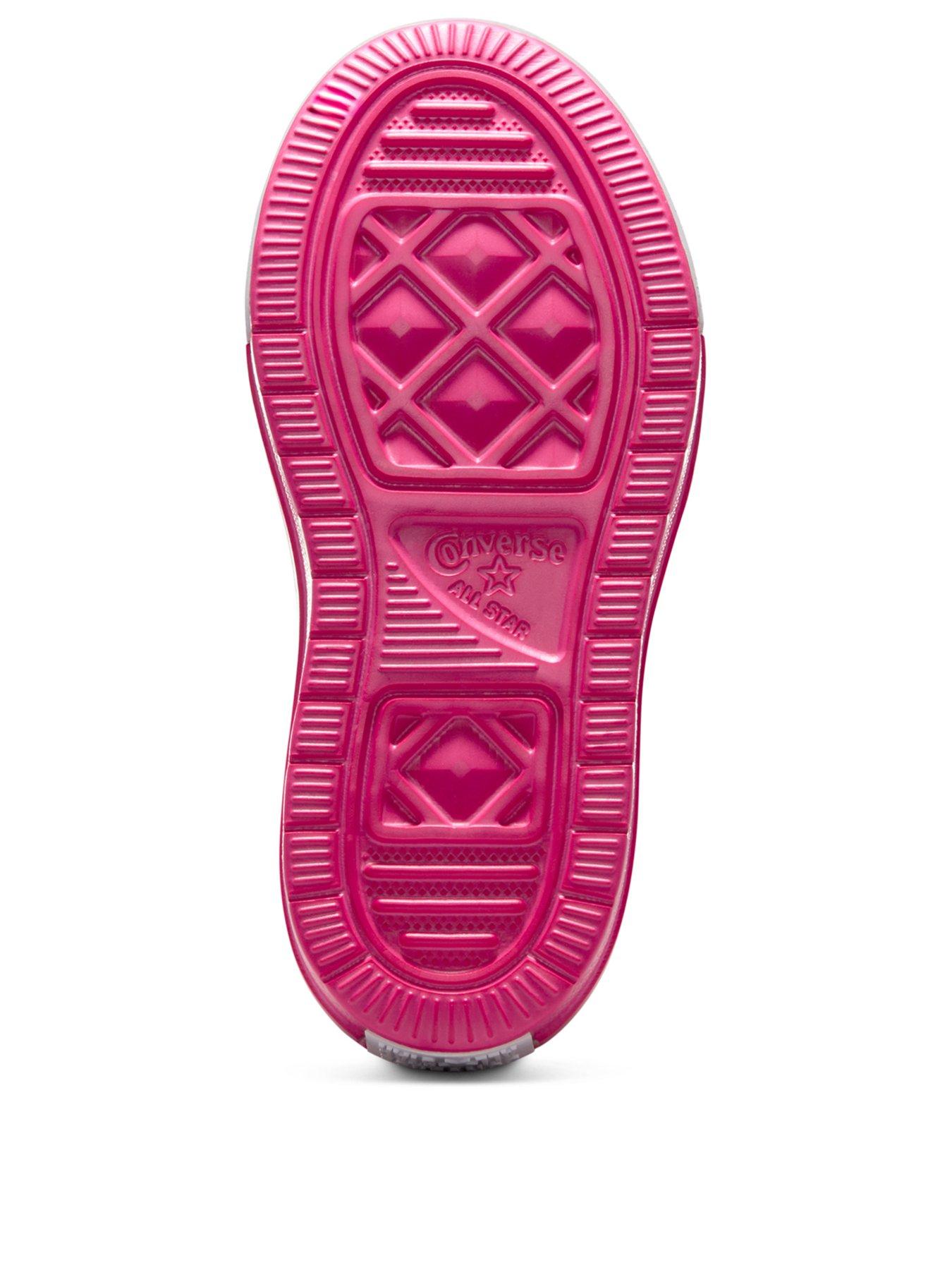 Kids Girls Play Lite CX Slip On Trainers Bright Pink