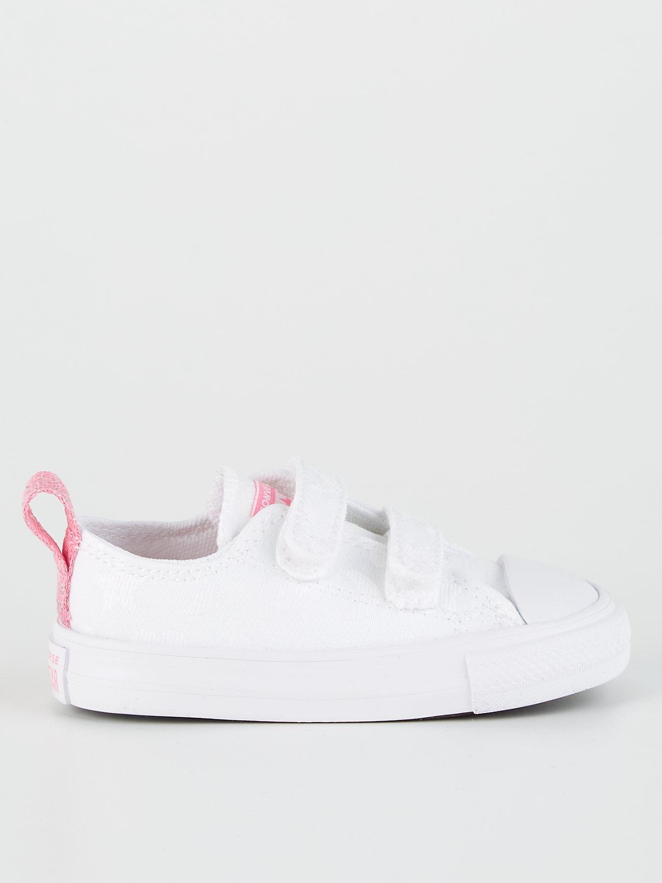 Girls velcro clearance converse