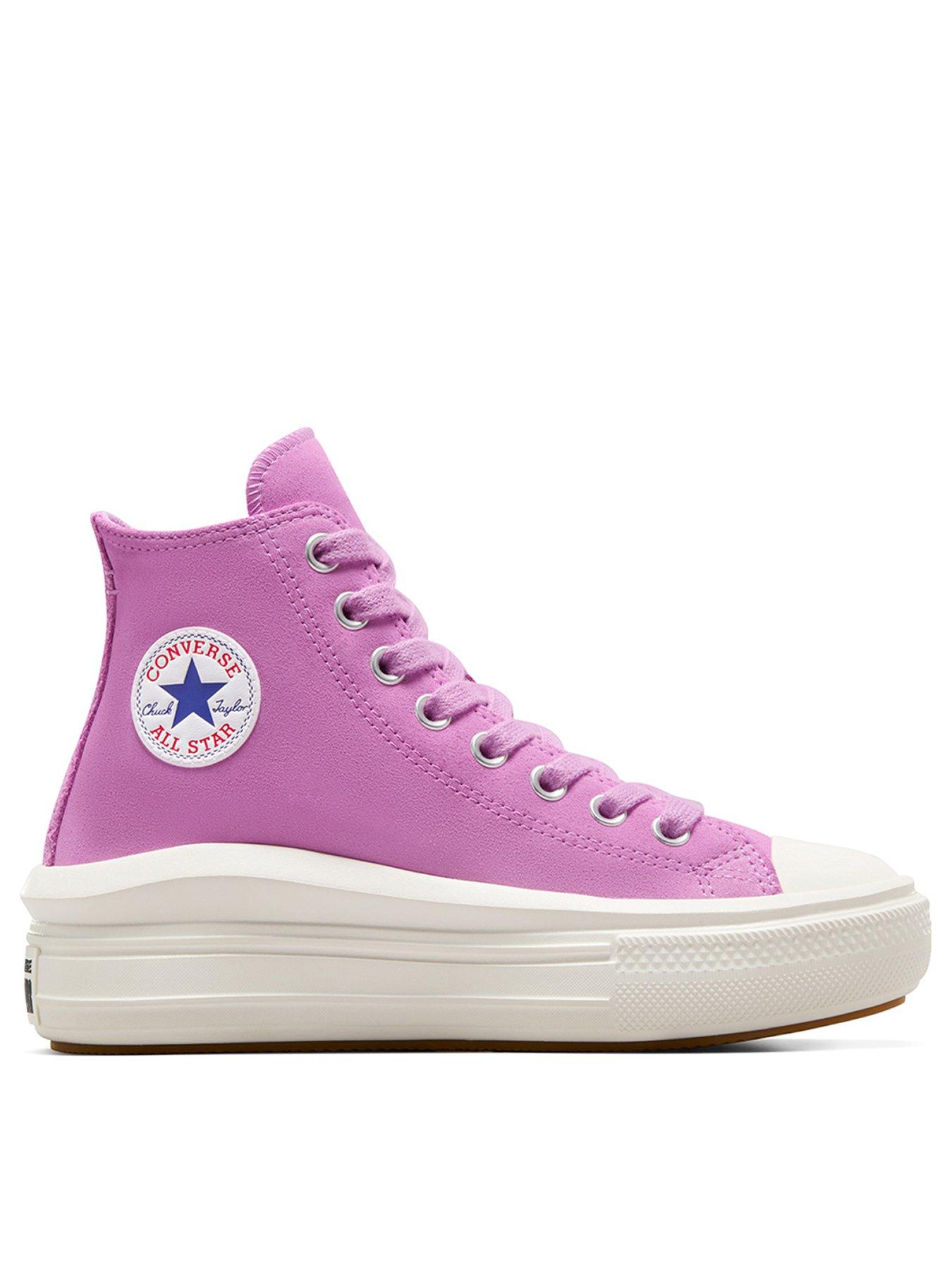 Purple deals converse trainers