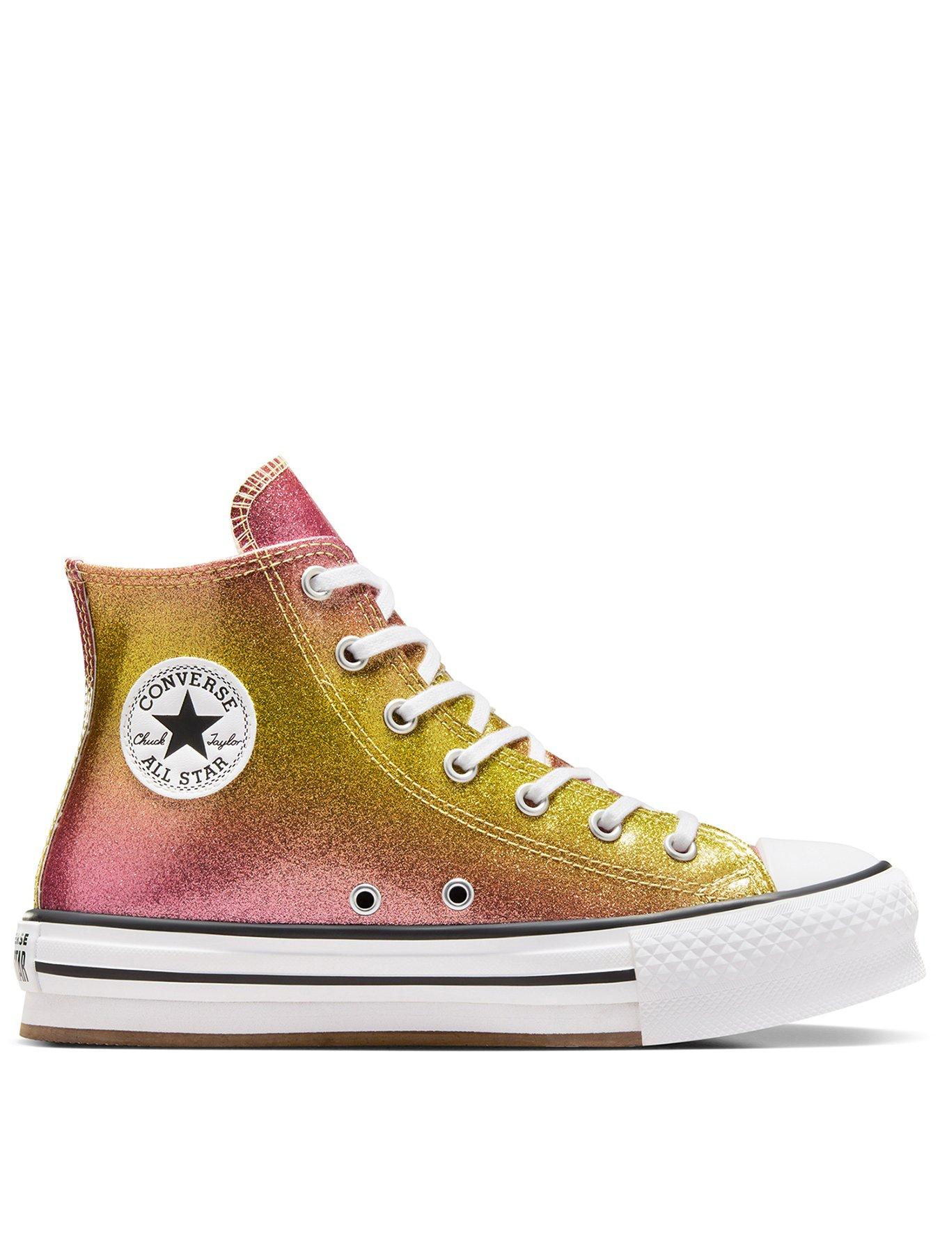 Gold converse junior best sale