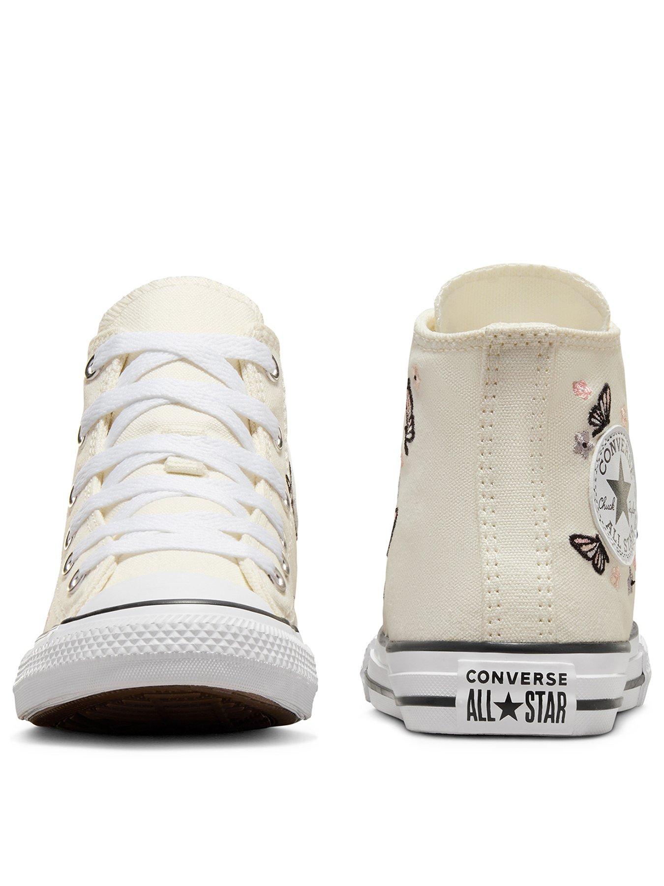 Kids Girls Festival High Tops Trainers Off White