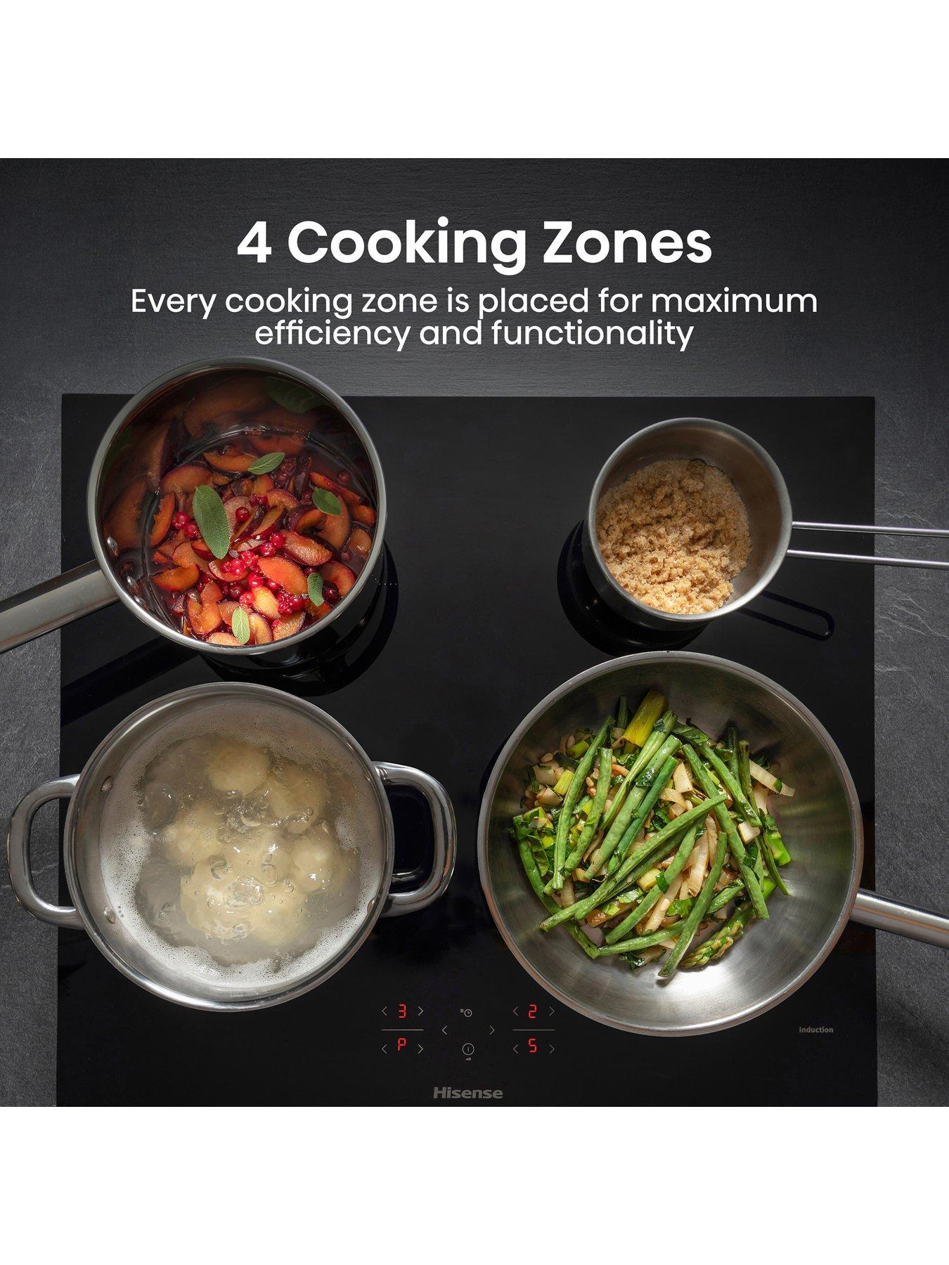 Image 3 of 7 of Hisense HI6401BSC 60cm Induction Hob - Black