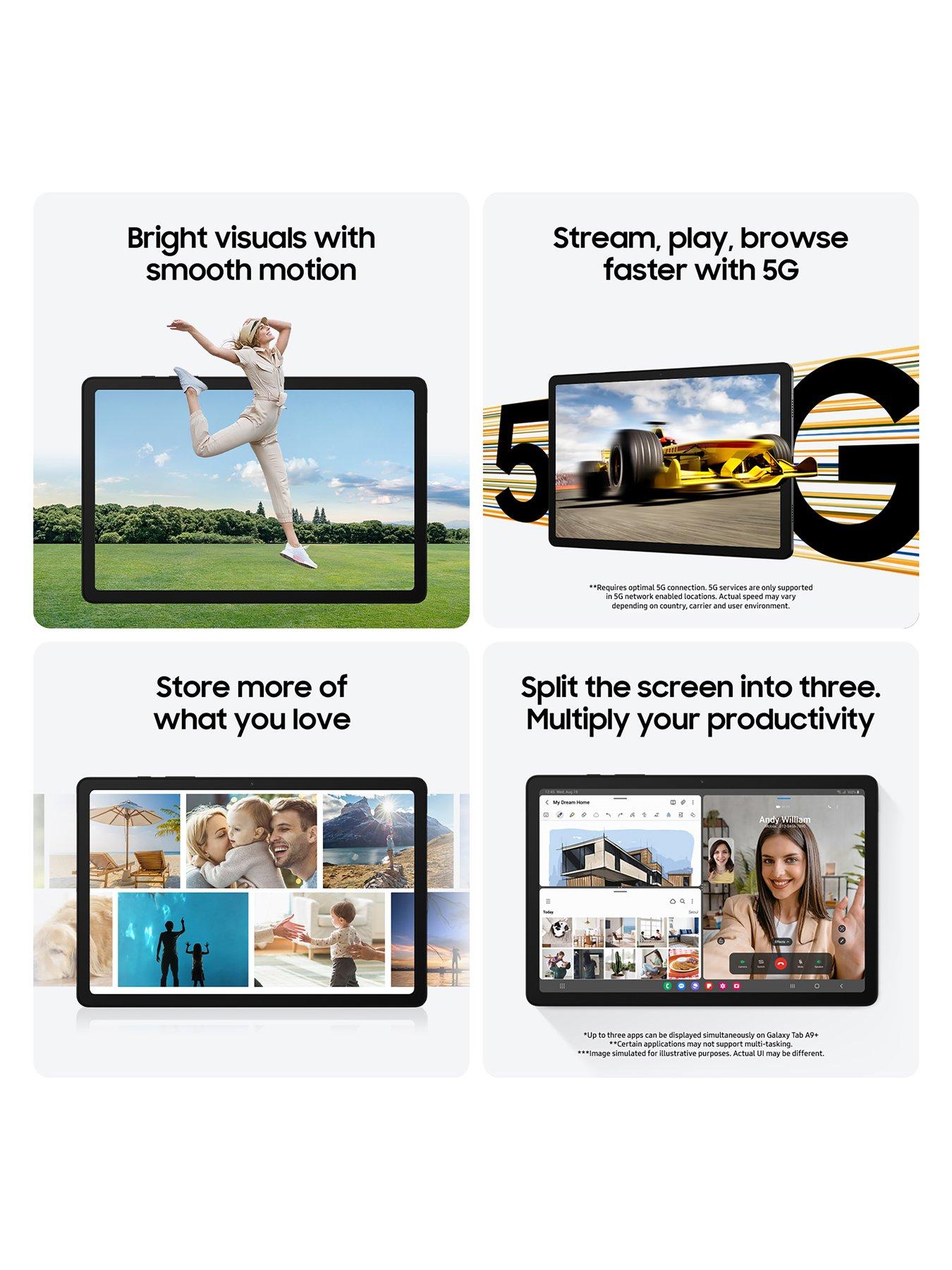 Image 4 of 8 of Samsung Galaxy Tab A9+ 11" Tablet,&nbsp;WiFi, 128GB - Navy
