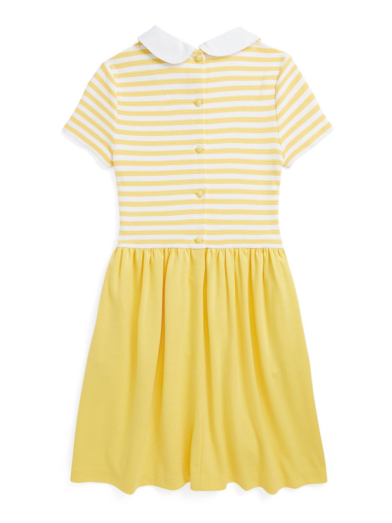 Ralph lauren yellow dress outlet