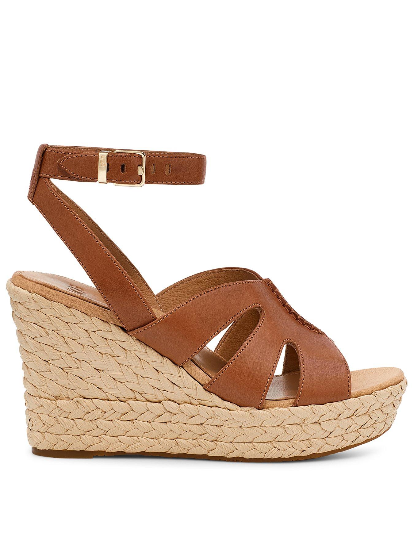 Brown wedges uk best sale