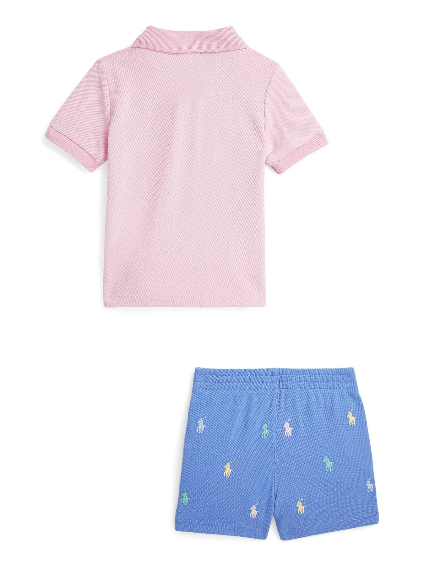 Boys pink ralph lauren shirt best sale