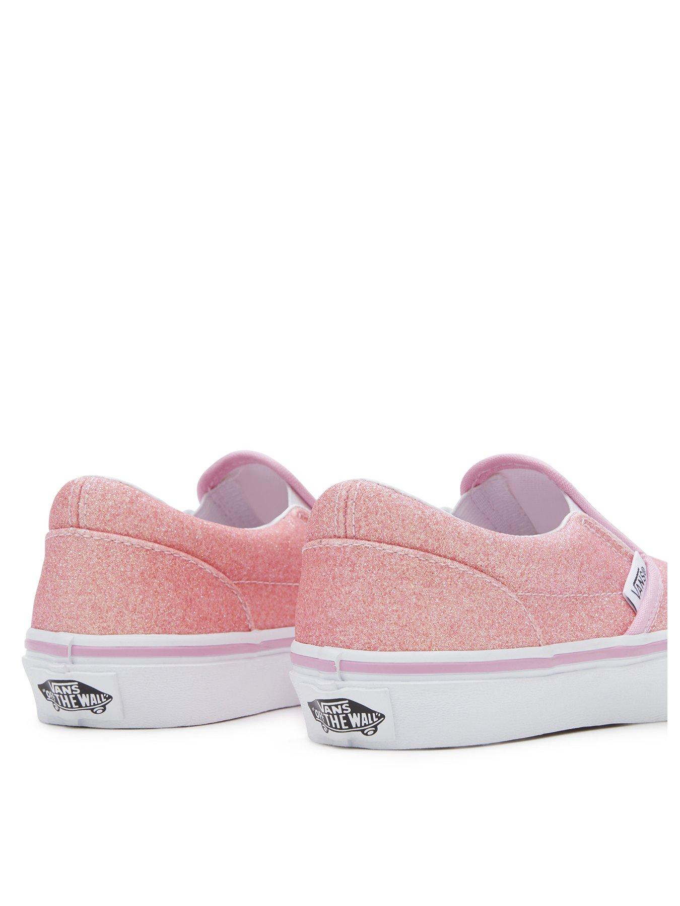 Pink slip on vans kids hotsell