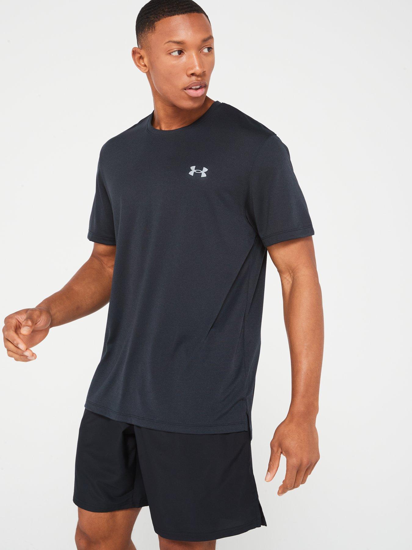 Image 1 of 4 of UNDER ARMOUR Men's Running Streaker T-Shirt - Black