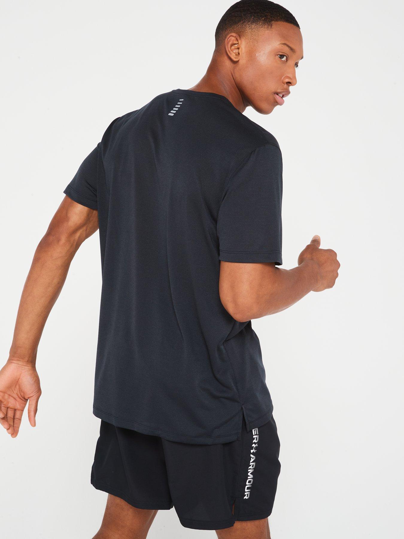 Image 2 of 4 of UNDER ARMOUR Men's Running Streaker T-Shirt - Black