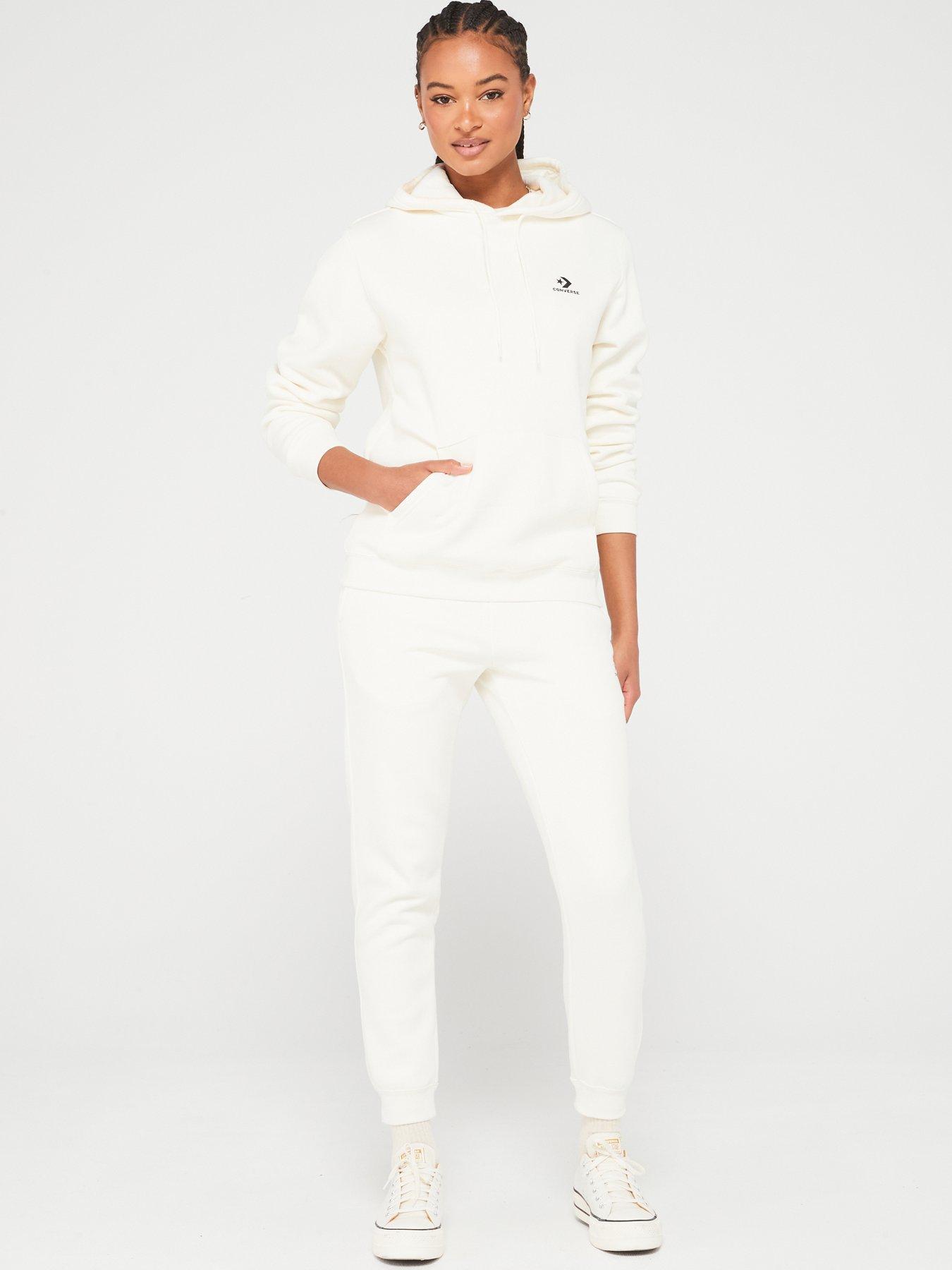 Image 3 of 4 of Converse Star Chevron Joggers - Off White